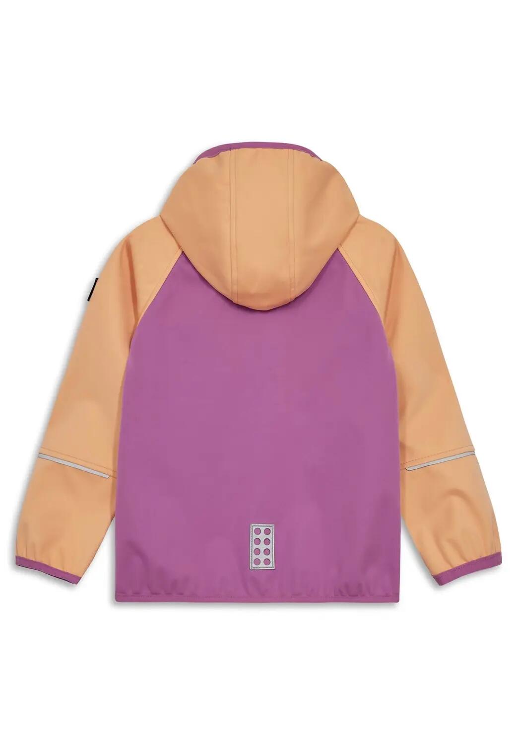 Kurtka softshell dziewczęca LEGO wiatroszczelna 11010390/4069 - różowa 2/5