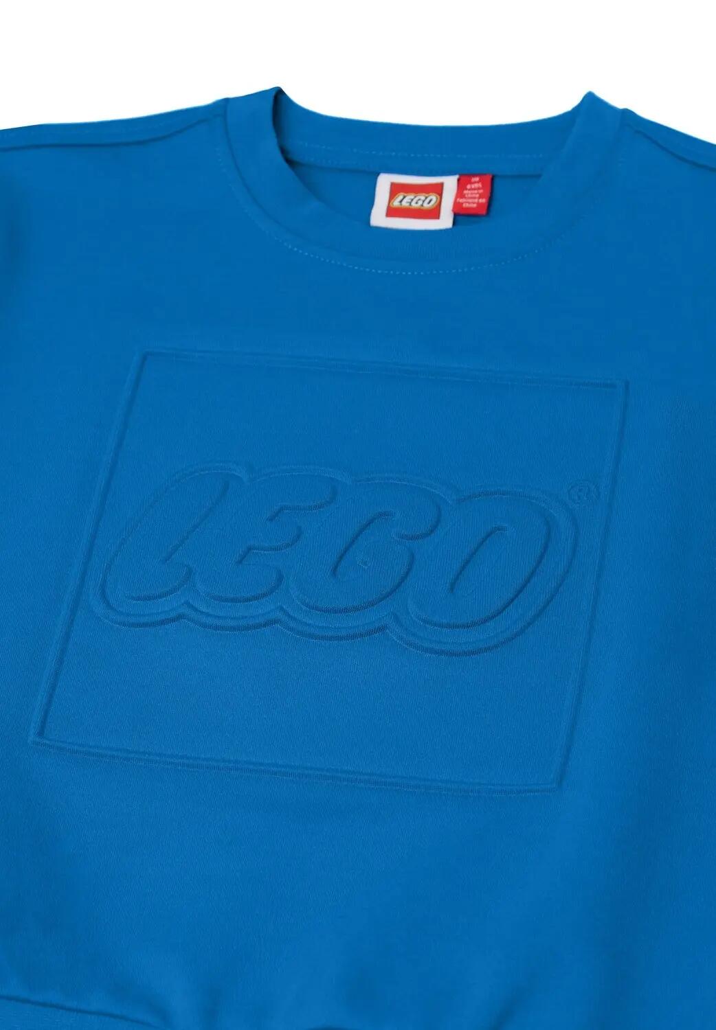 Bluza dziecięca LEGO z wytłoczonym logo 11010067/557 - niebieska 4/4