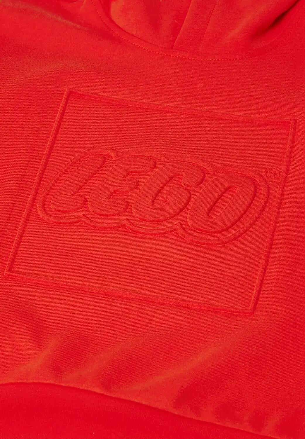 Bluza z kapturem dziecięca LEGO z tłoczonym logo 11010295/349 - czerwona 4/5