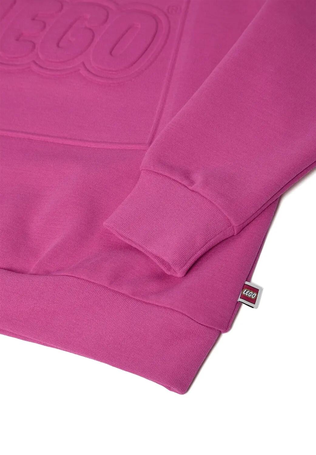 Bluza dziewczęca LEGO z tłoczonym logo 11010067/446 - różowa 3/5