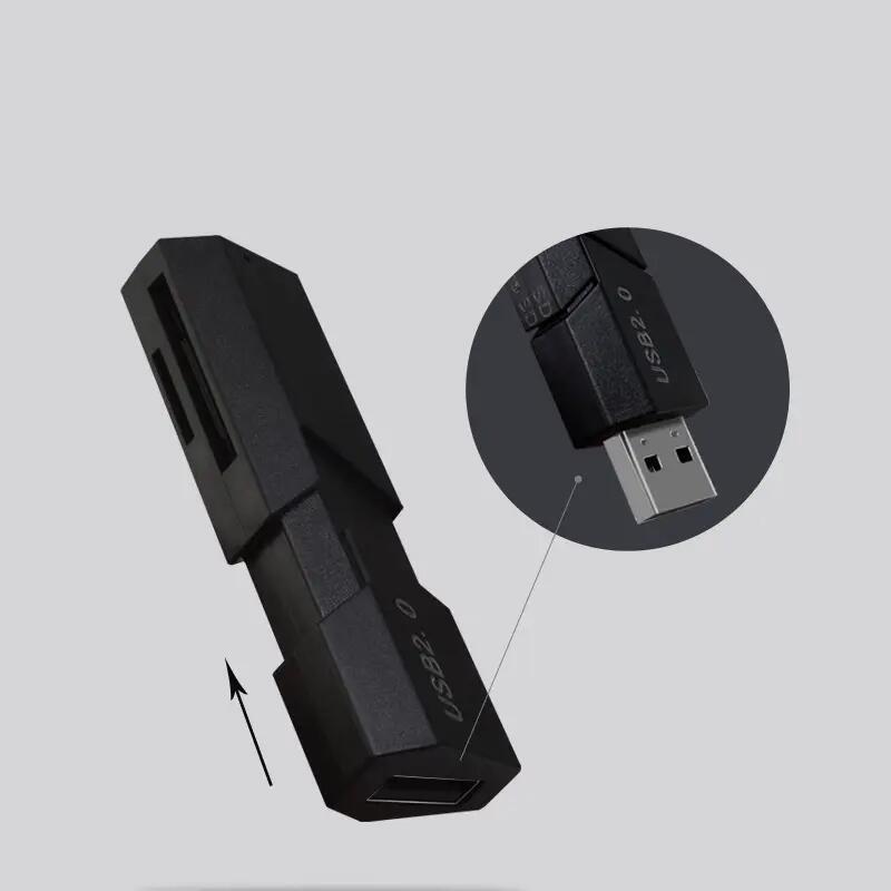 Lecteur de carte SD TF USB 3.0, adaptateur carte mémoire haute vitesse 2/3