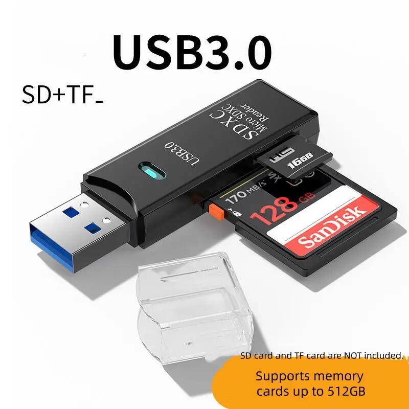 Lecteur carte USB3.0 Type-C adaptateur SD TF haute vitesse 2/2