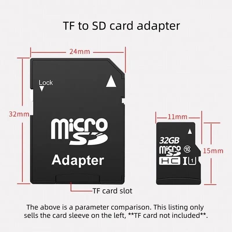 Adaptateur carte TF vers SD, lecteur carte haute vitesse pour appareil photo ref 3/3