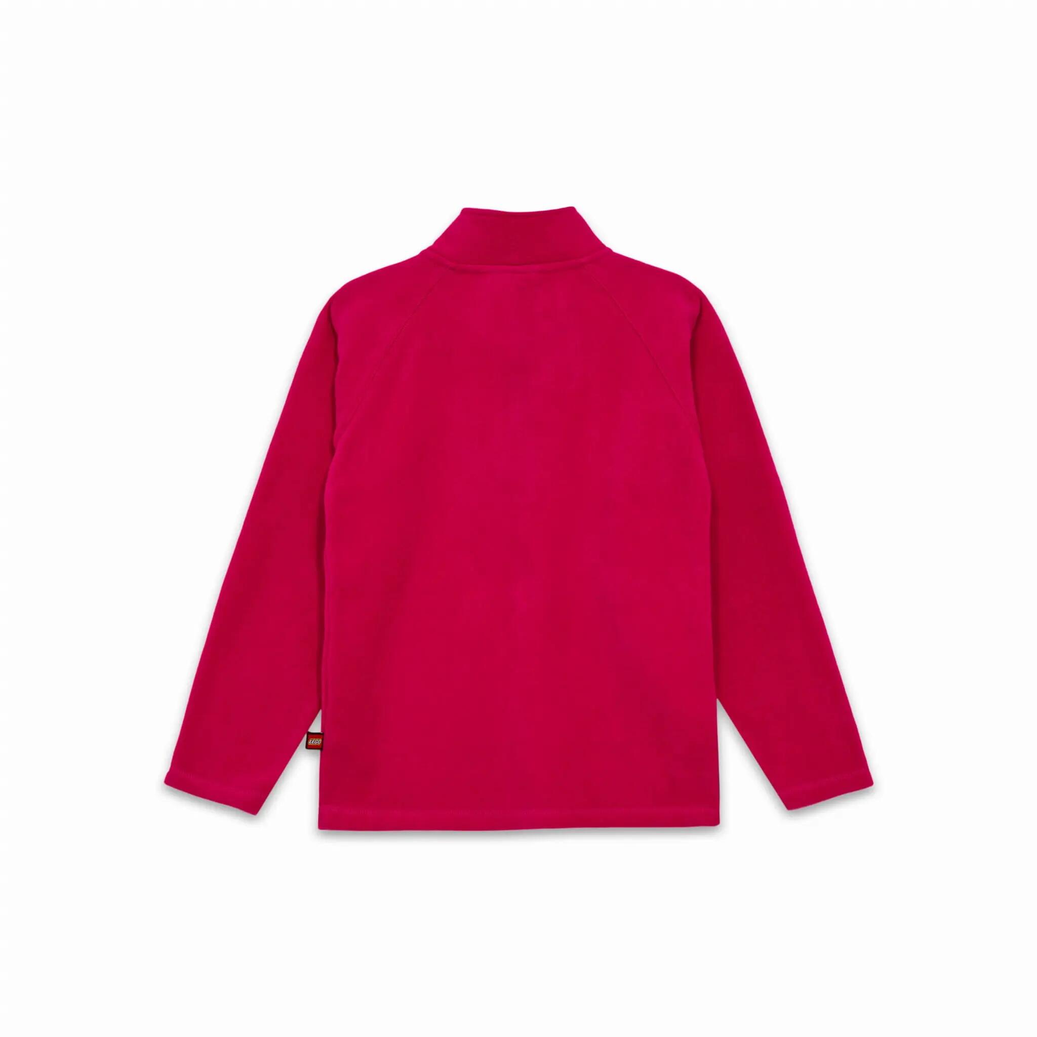 Bluza polarowa dziecięca LEGO z krótkim zamkiem 22972/479 - różowa 2/4