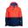 Kinder Skijacke Hallingdal Orange/Marineblau