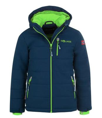 Kinder winterjas hemsedal xt waterafstotend winddicht marine/oranje