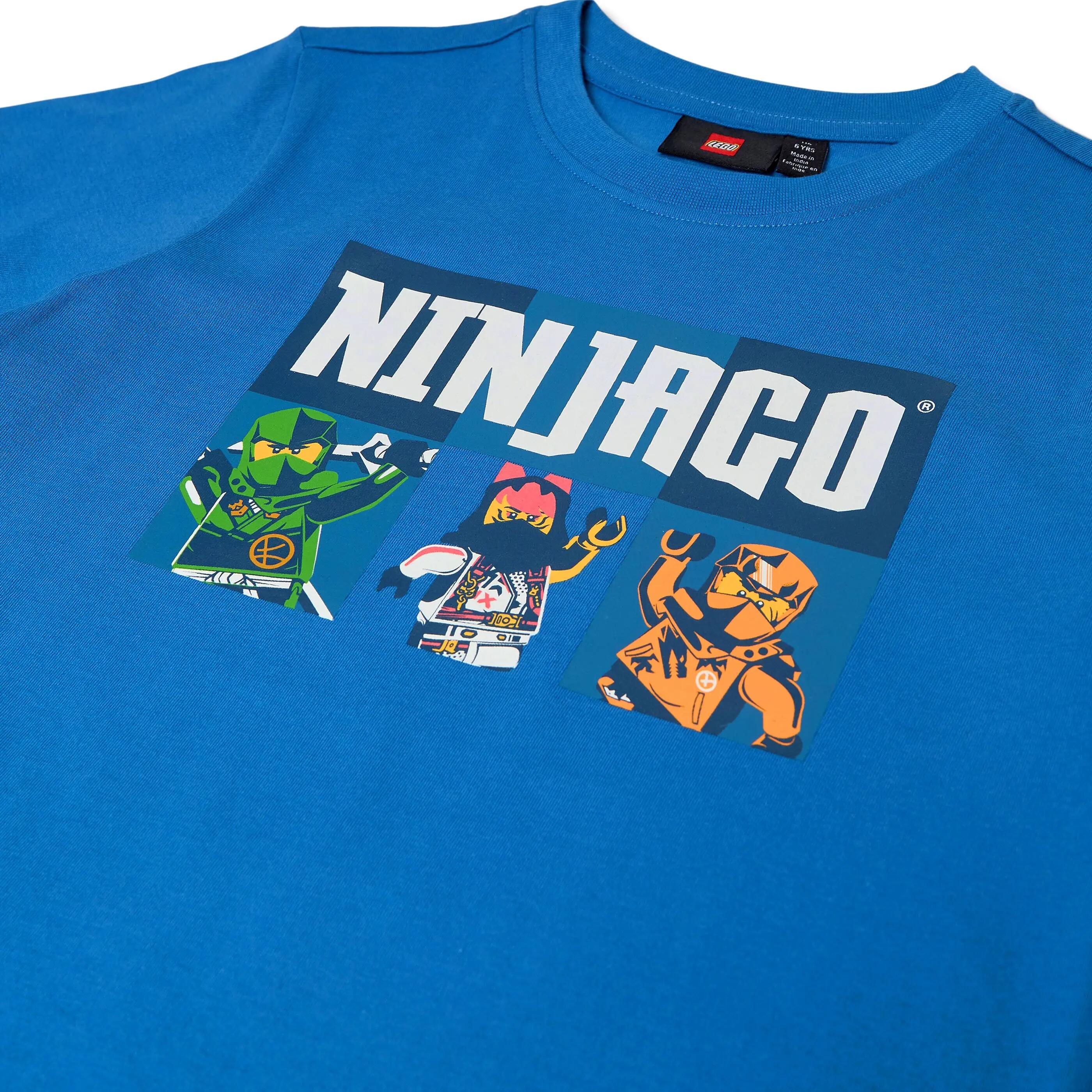 Koszulka dziecięca LEGO NINJAGO 12011249/5021 - niebieska 3/4