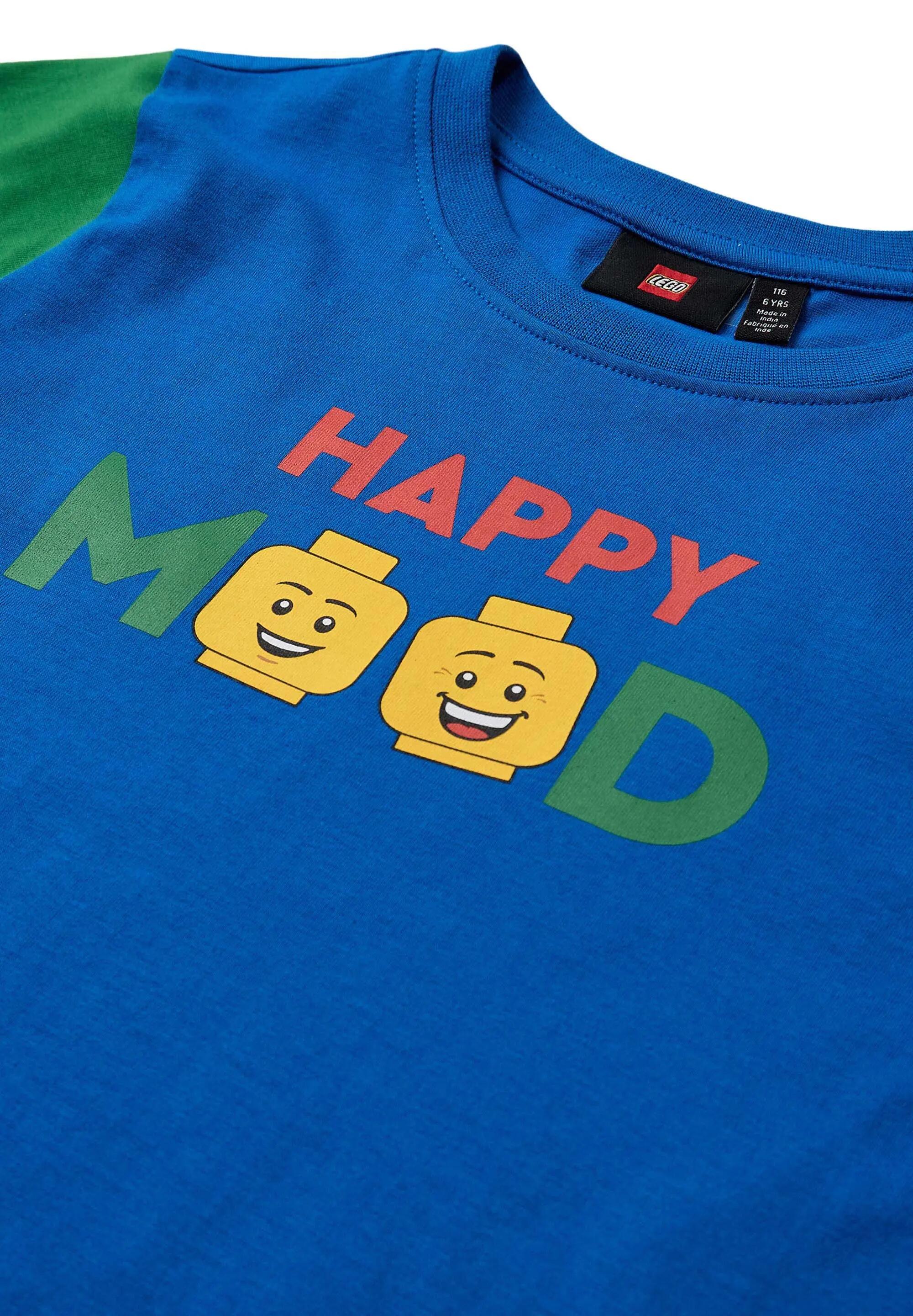 Koszulka dziecięca LEGO z nadrukiem HAPPY MOOD 12011336/557 - niebieska 3/4