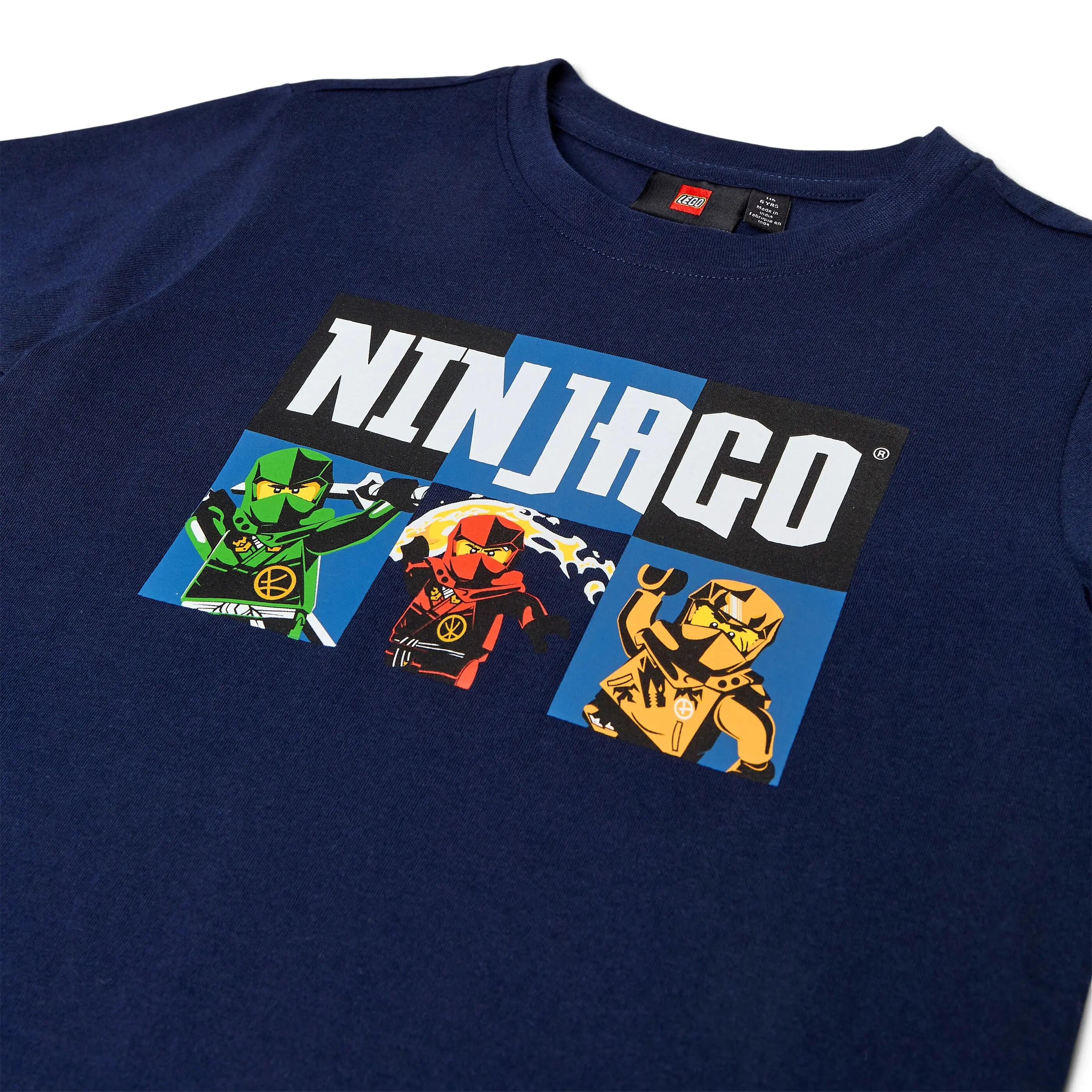 Koszulka dziecięca LEGO NINJAGO 12011249/590 - granatowa 3/4