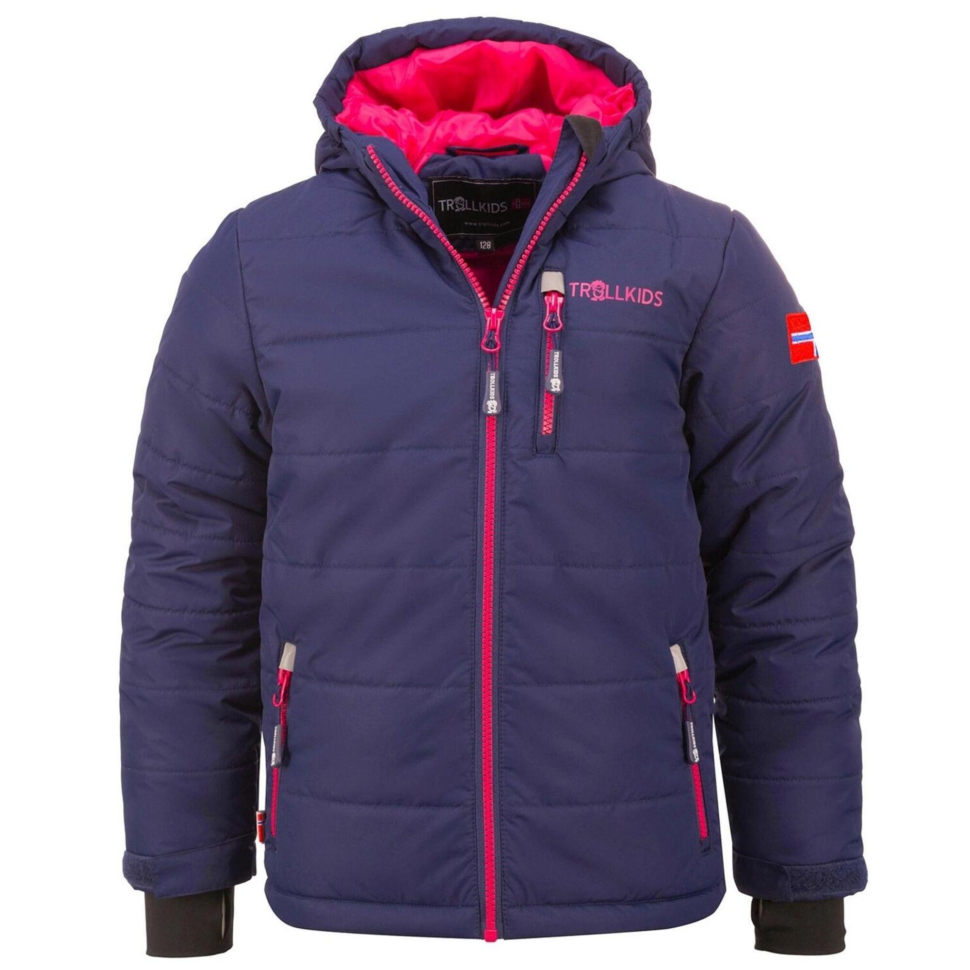 Hemsedal children's winter jacket Navy blue / Magenta