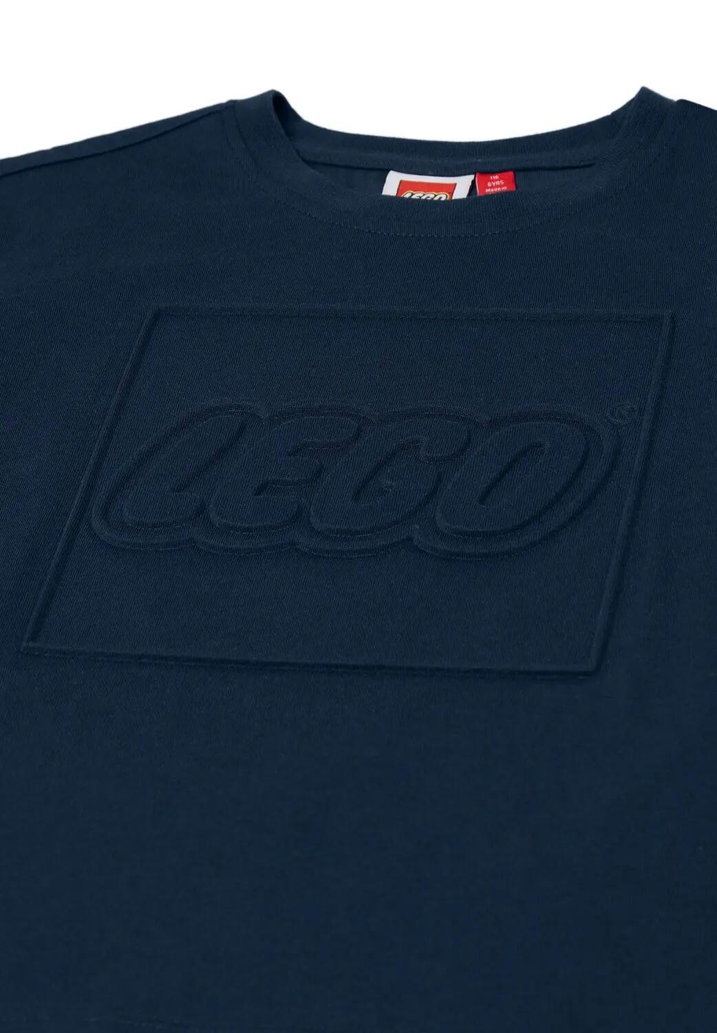 Koszulka dziecięca LEGO z tłoczonym logo 11011314/590 - granatowa 4/4