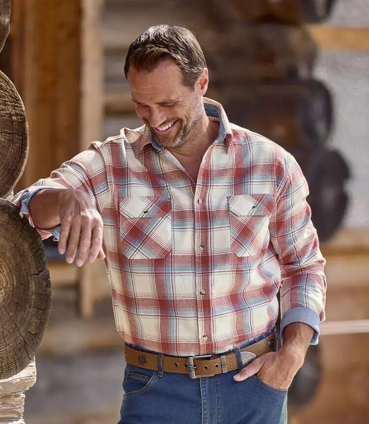 La Chemise Flanelle à Carreaux Rocheuses 2/7