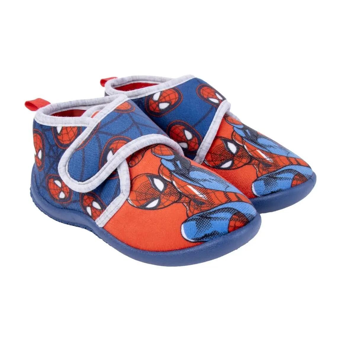 Halfhoge antislip kinderpantoffels blauw Spider-Man 1/6