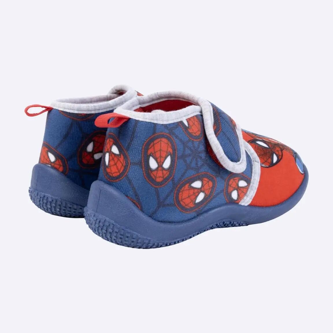 Halfhoge antislip kinderpantoffels blauw Spider-Man 3/6