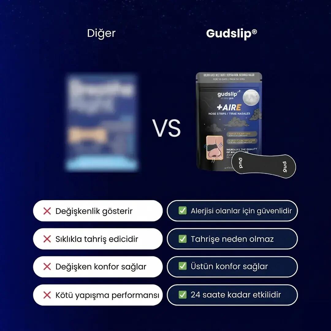 Gudslip® Burun Bantları 10 Adet Burun Bantı 4/5