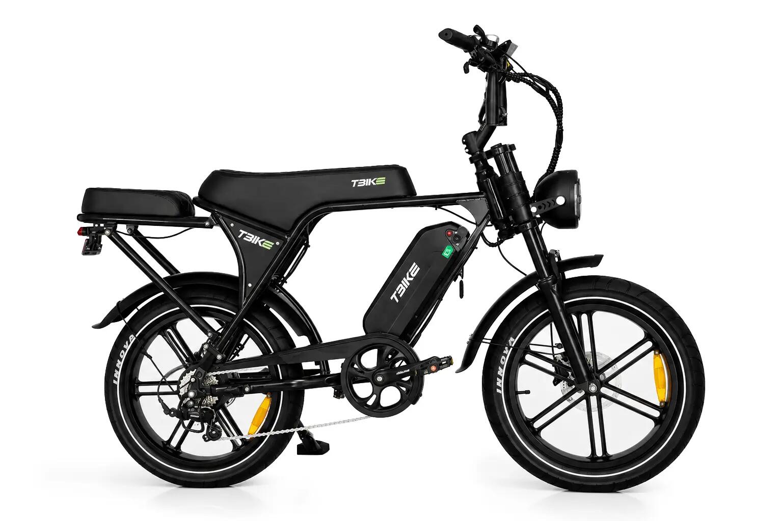 TBIKE V8 Pro 250W Elektrikli Bisiklet Siyah 4/4