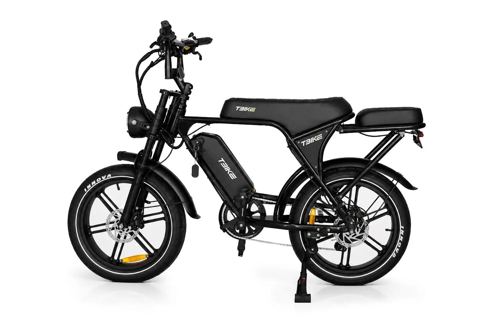 TBIKE V8 Pro 250W Elektrikli Bisiklet Siyah 2/4