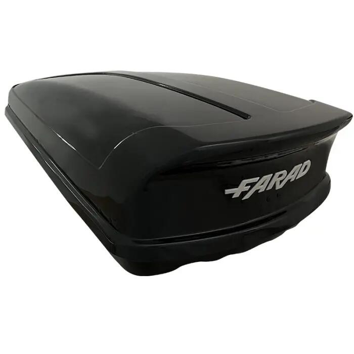 Cofre de telhado Farad Koral 630L preto da segunda escolha 2/3