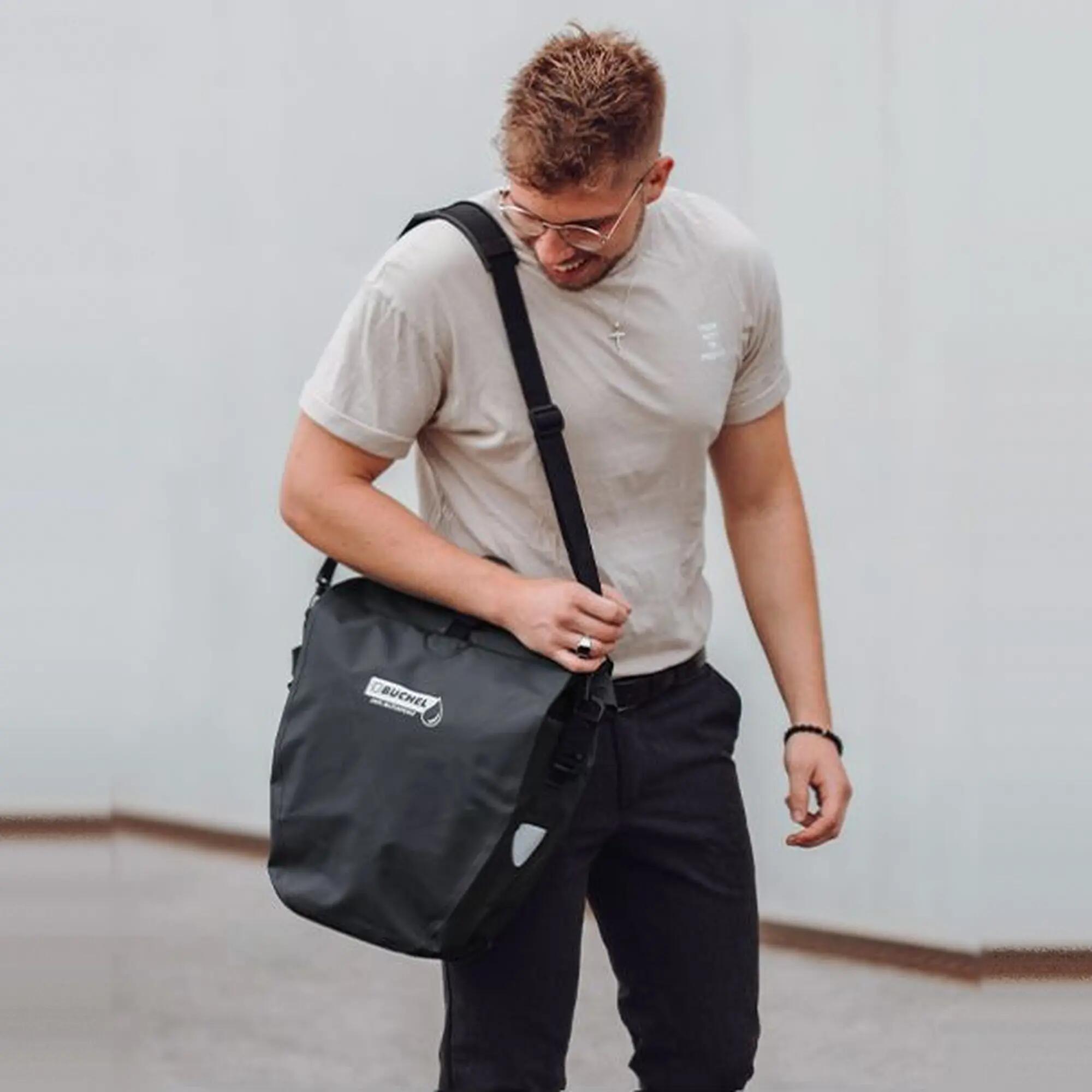 Wasserdichte Fahrradtasche für Gepäckträger 25,4L 4/7