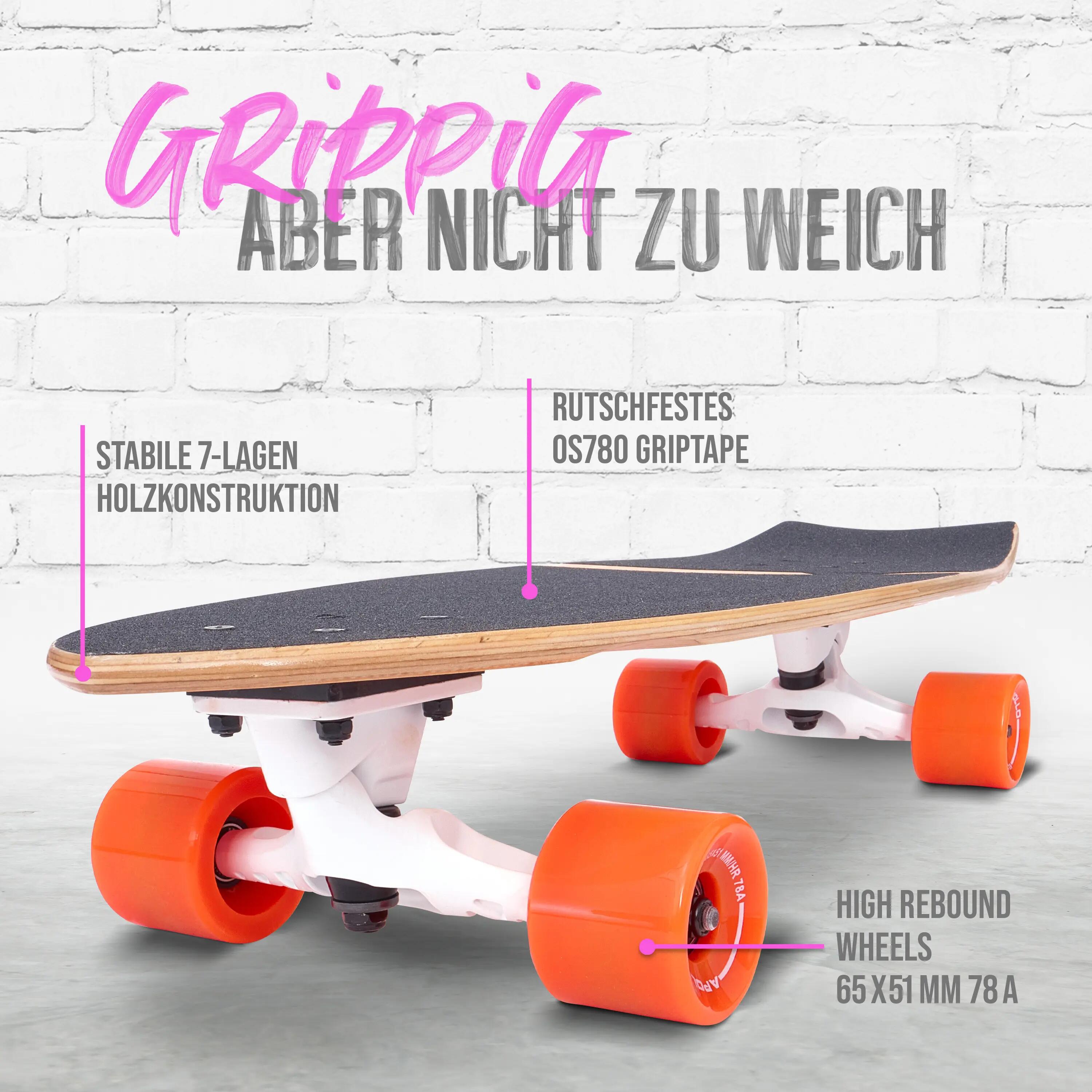 Surf Skate Kids 6+, Volwassene | Mini Longboard | Cruiser Surftraining 3/7