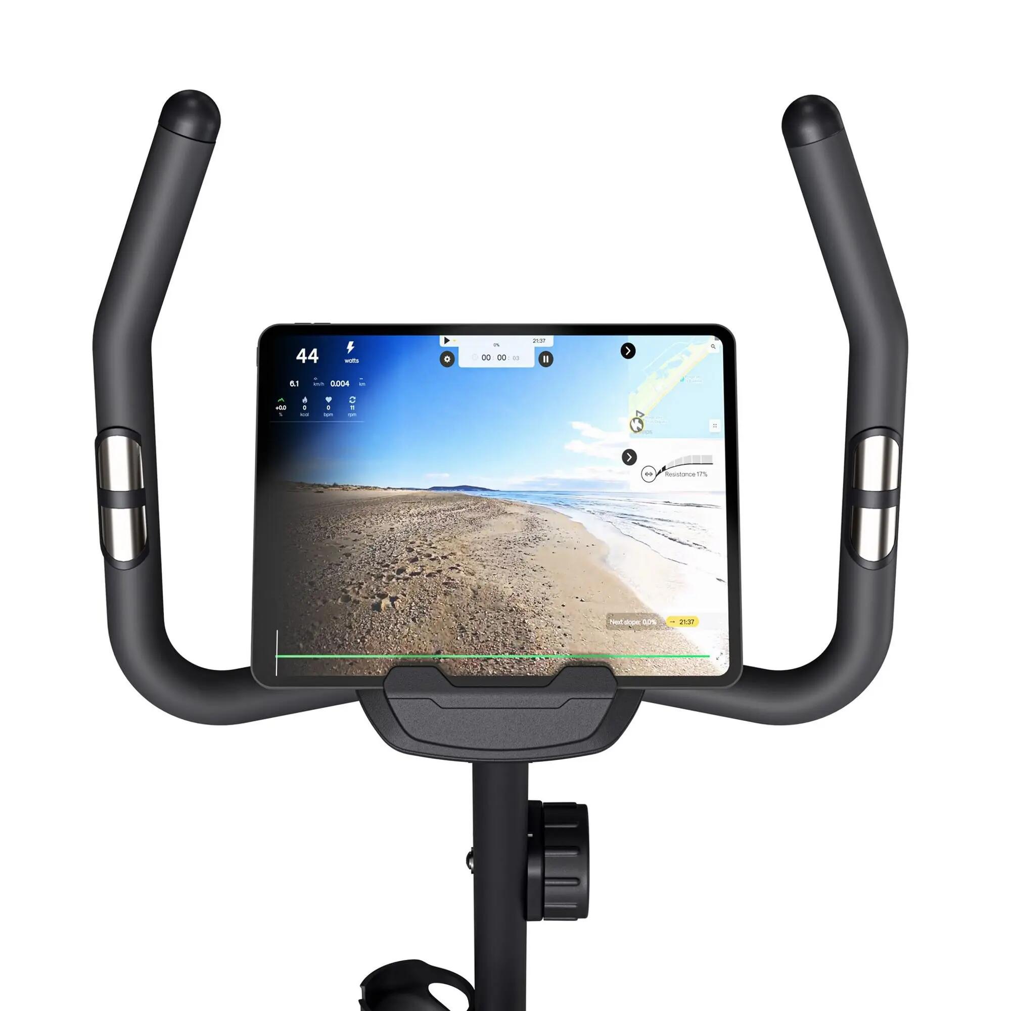 Vélo d'appartement magnétique Hop-Sport HS-3000H Nexon, APP connecté 3/7