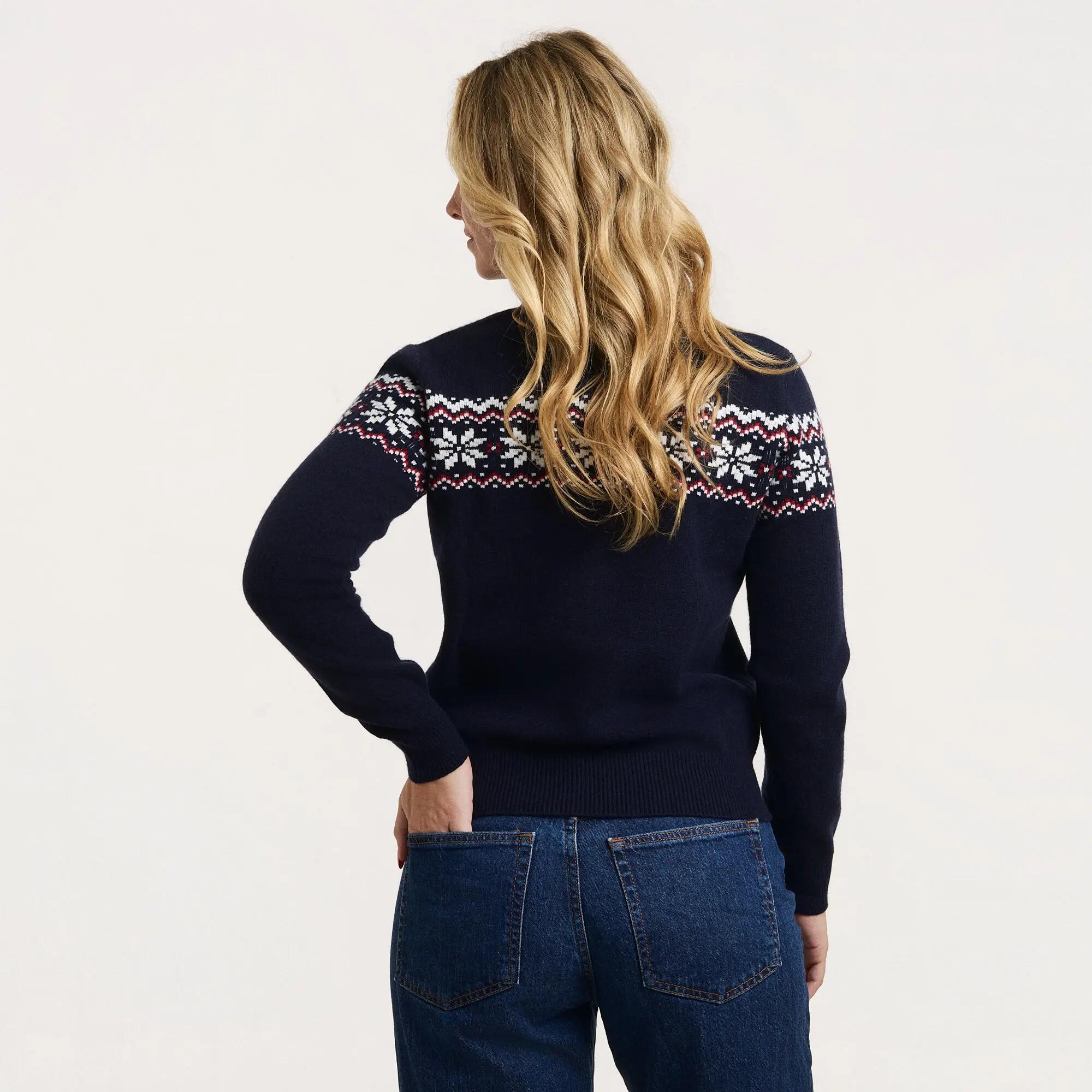 Sweter dzianinowy damski Nordic 4/11