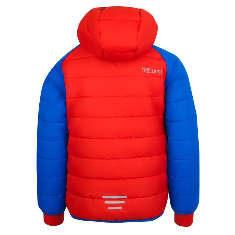 Kinder Winterjacke Hafjell XT Mittelblau / Rot