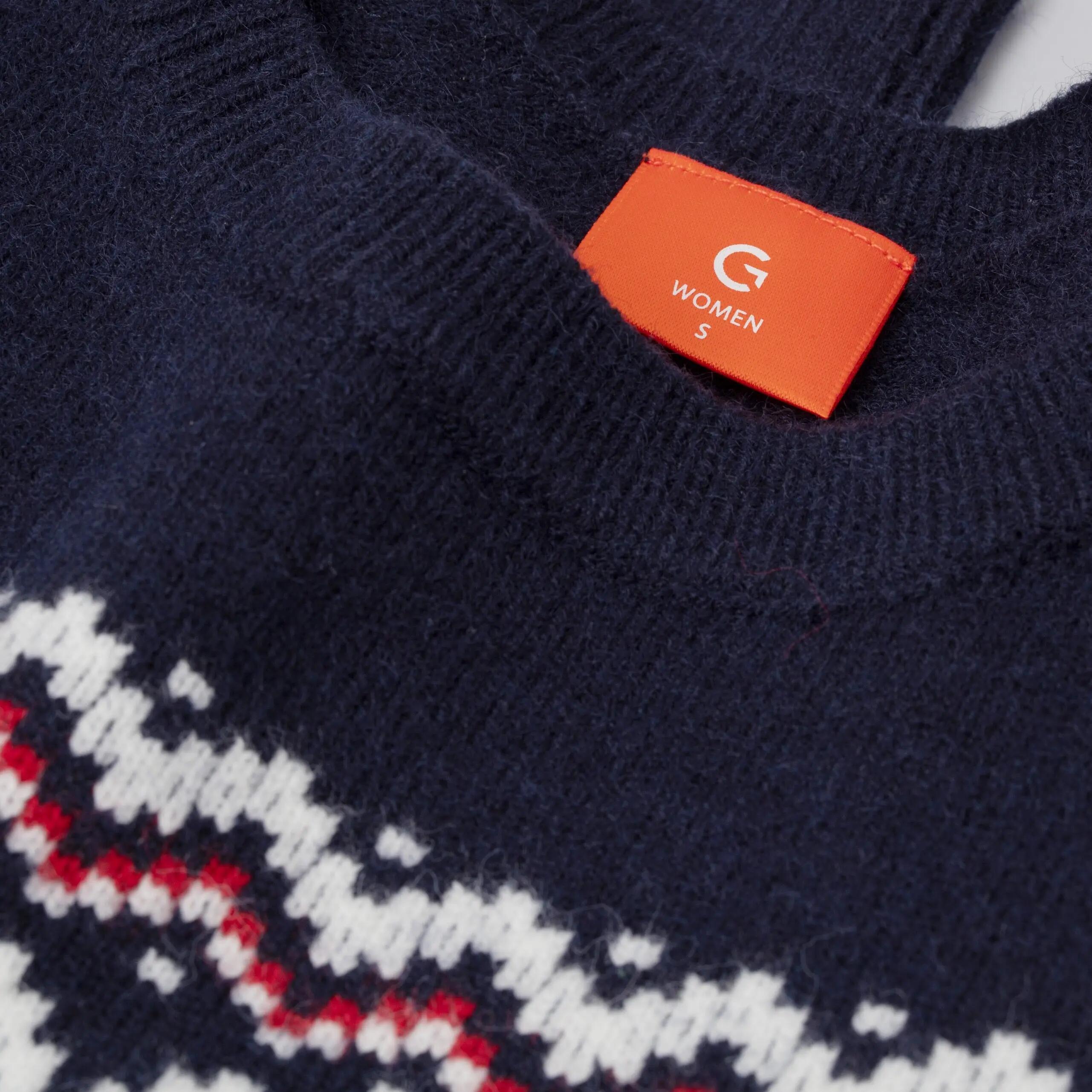 Sweter dzianinowy damski Nordic 9/11
