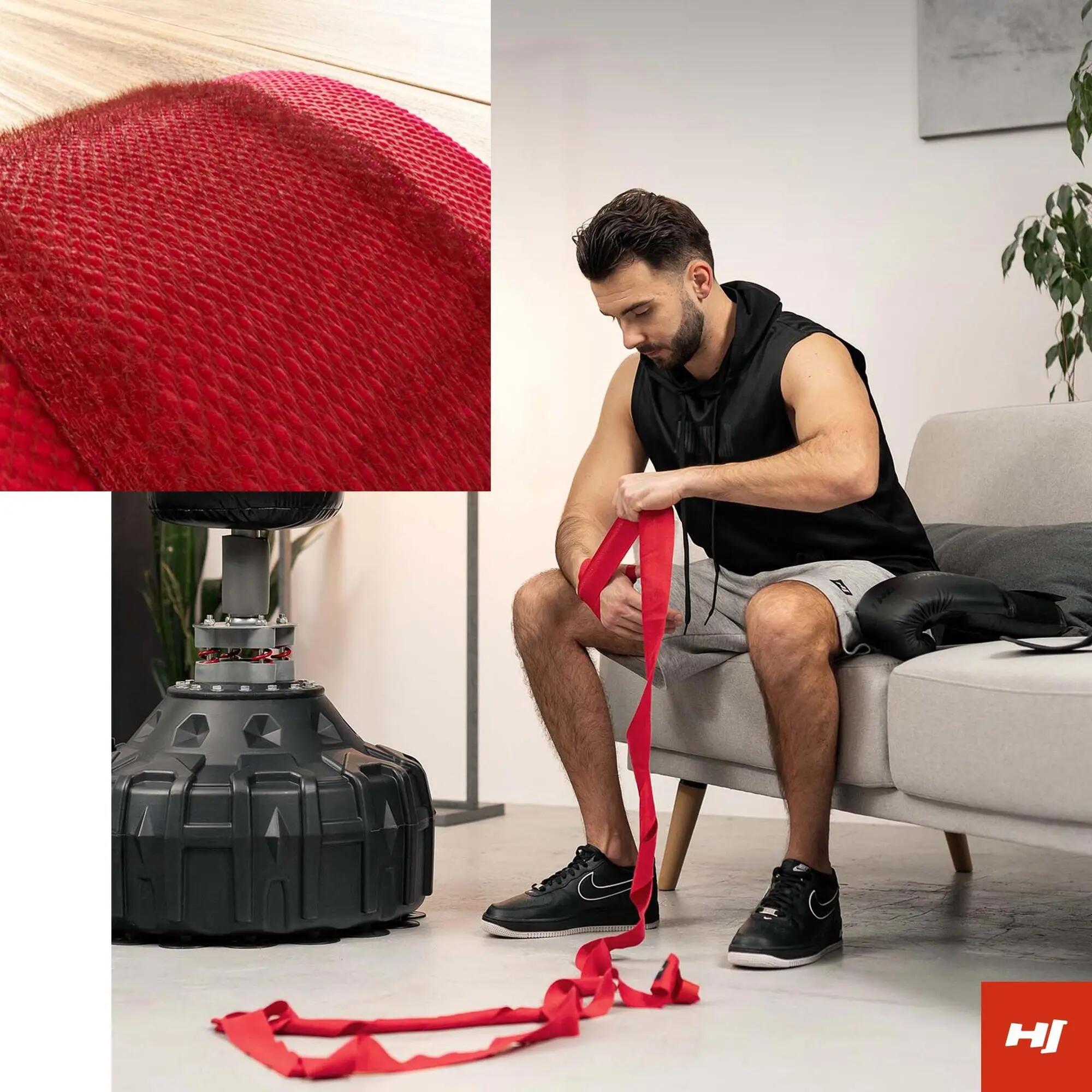 Boxbandagen 4m Hop-Sport rot 2/7