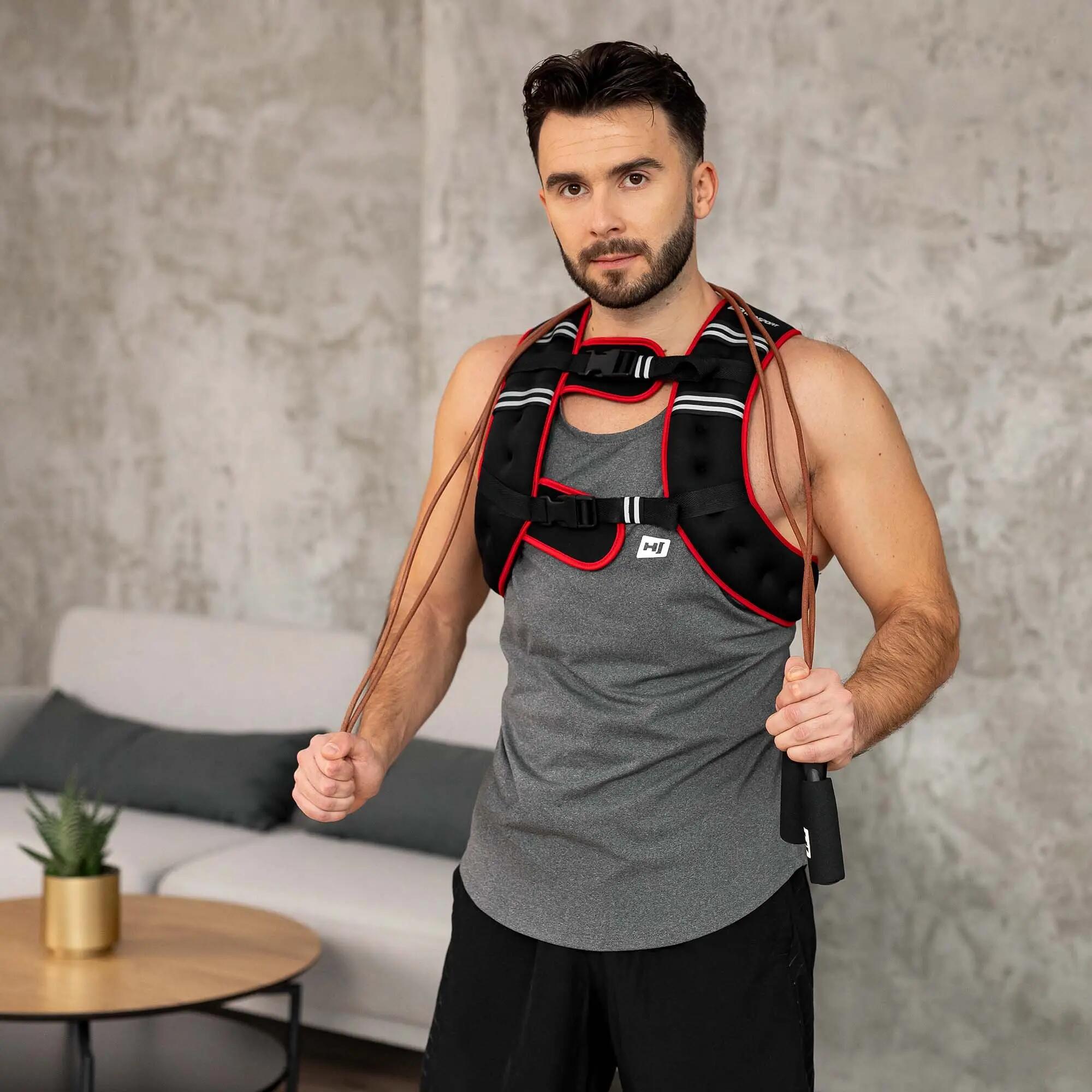 Vestă cu greutăți 10 kg Hop-Sport HS-010WW 5/7