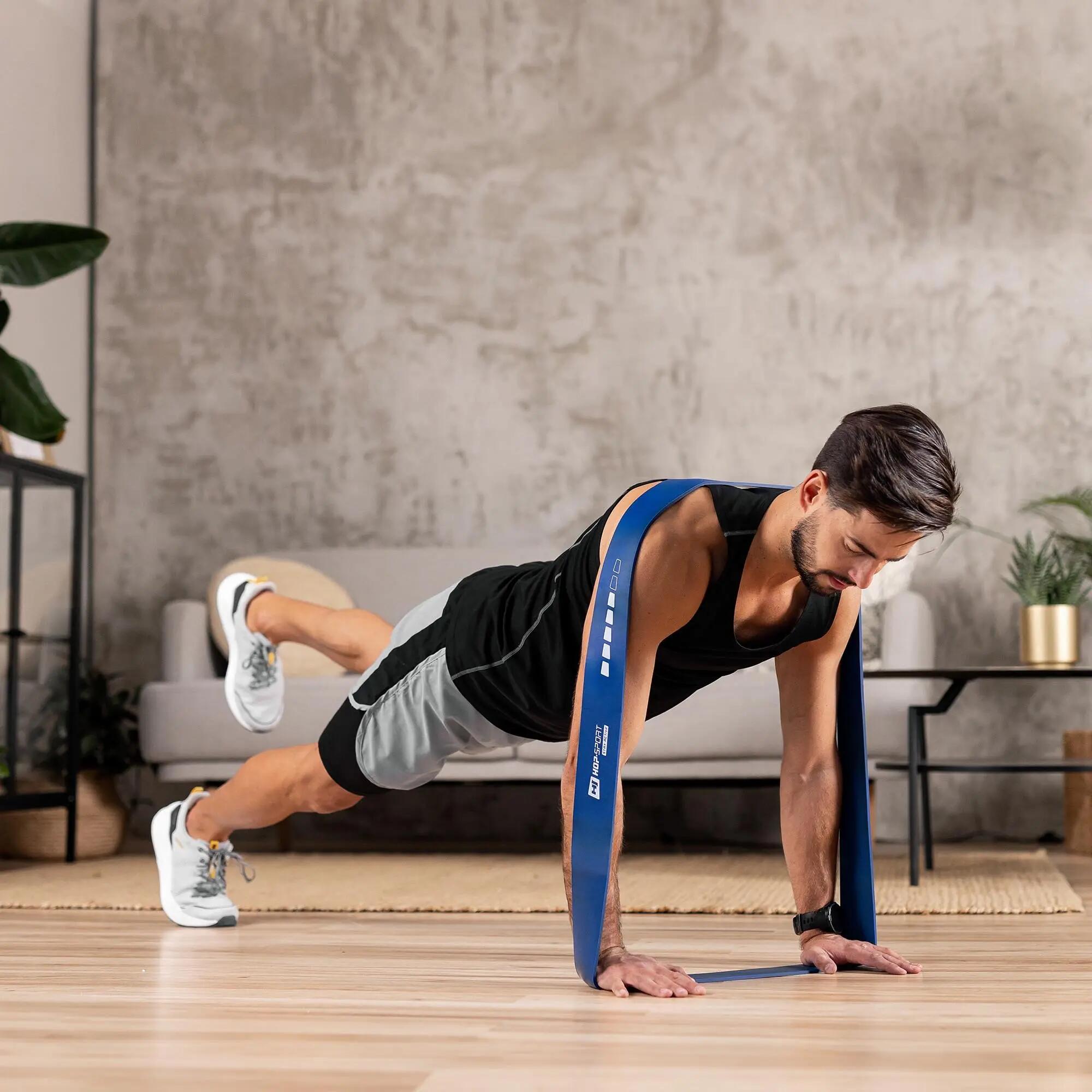Weerstandsband voor fitnessoefeningen Hop-Sport 28-80kg 3/7
