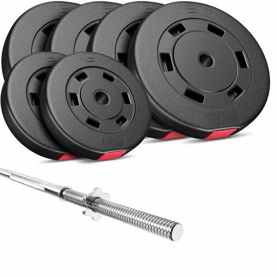 Ensemble de poids composites barre Hop-Sport Premium 59kg