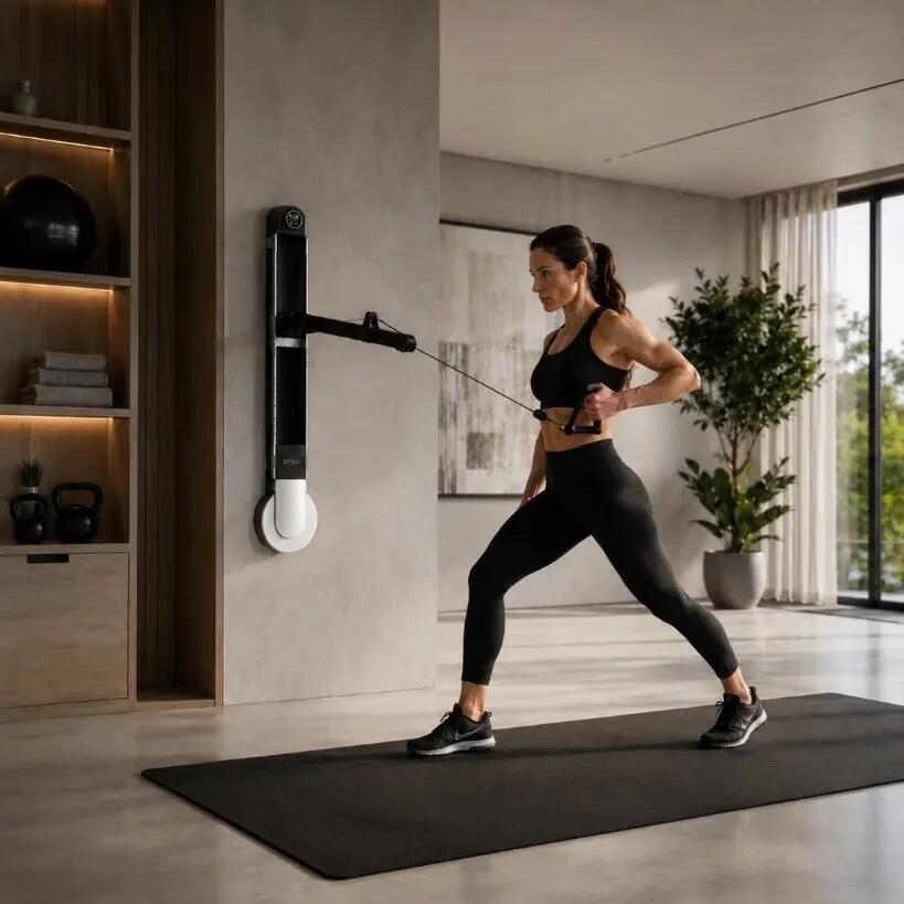 Polia de parede conectada para musculação, resistência de 2 a 50 kg Modèle I 6/13