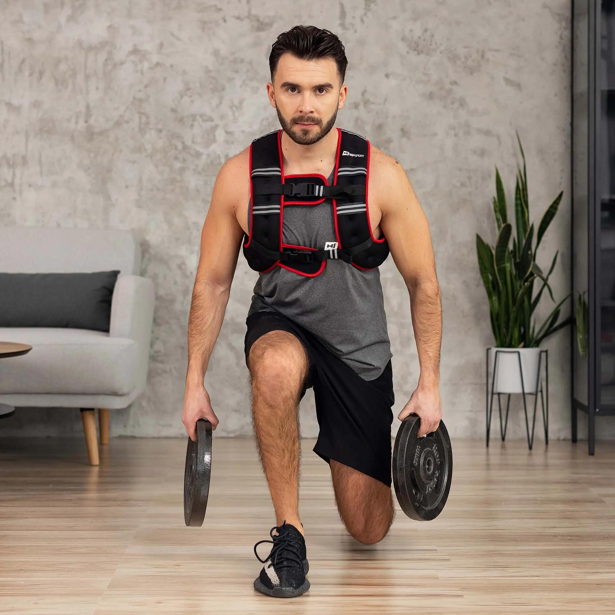 Vestă cu greutăți 10 kg Hop-Sport HS-010WW 4/7