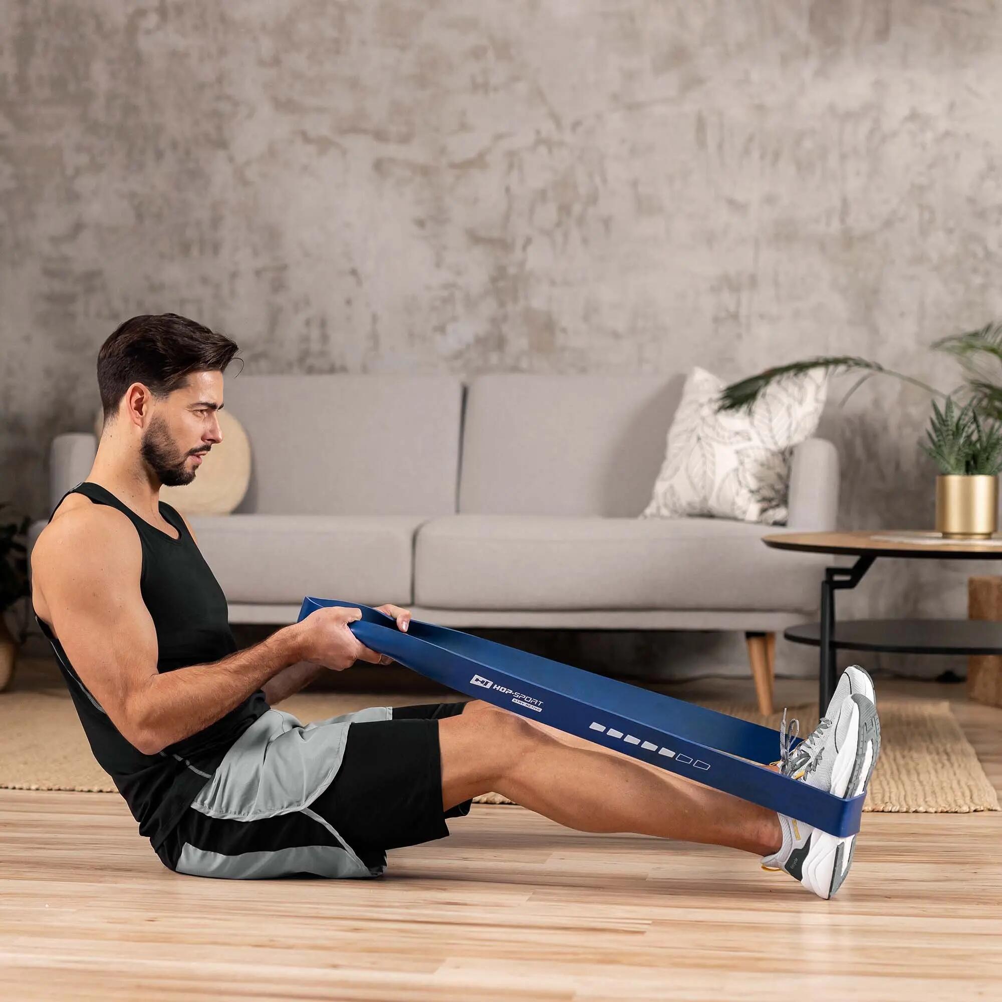 Weerstandsband voor fitnessoefeningen Hop-Sport 28-80kg 2/7