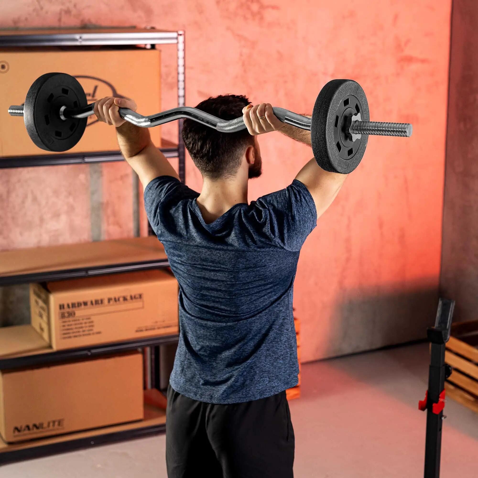 Set greutăți compozite bară Hop-Sport Premium 75kg 7/7