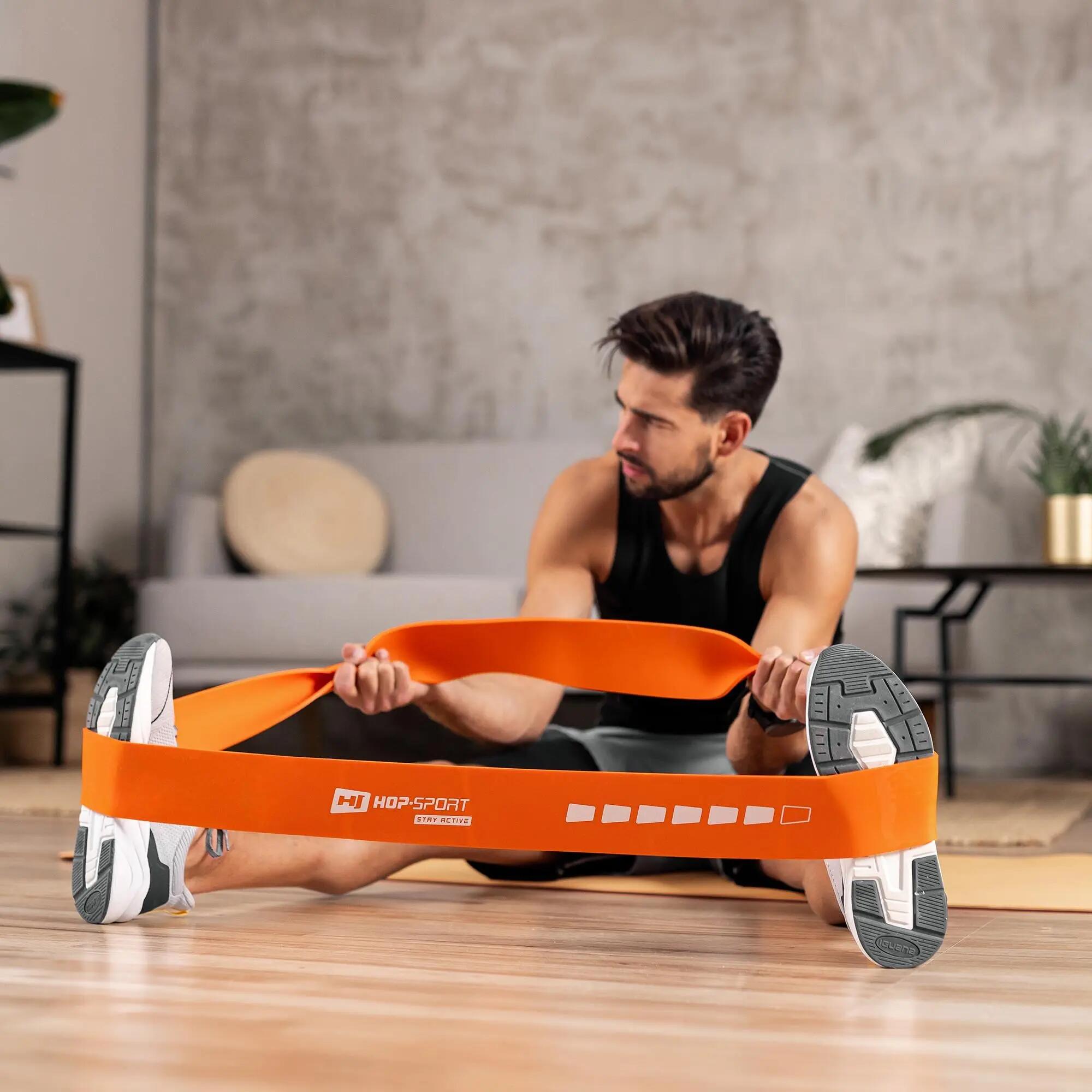 Guma oporowa do ćwiczeń fitness Hop-Sport 37-109kg 2/7