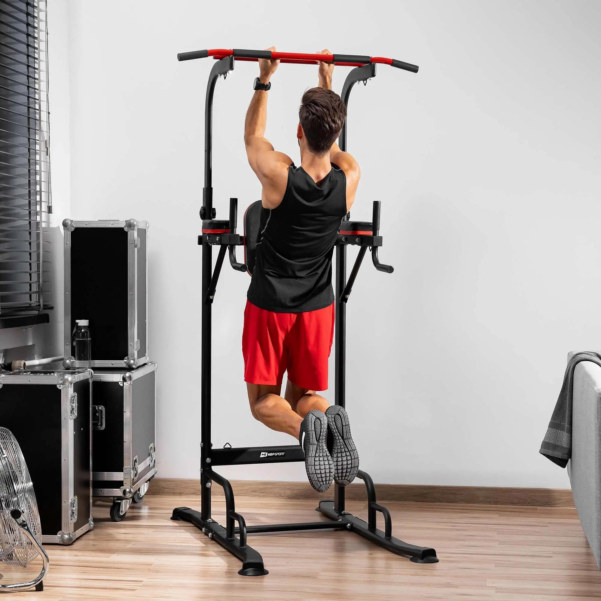 Hop-Sport HS-1016K edzőállvány húzódzkodóval és expanderekkel 7/7