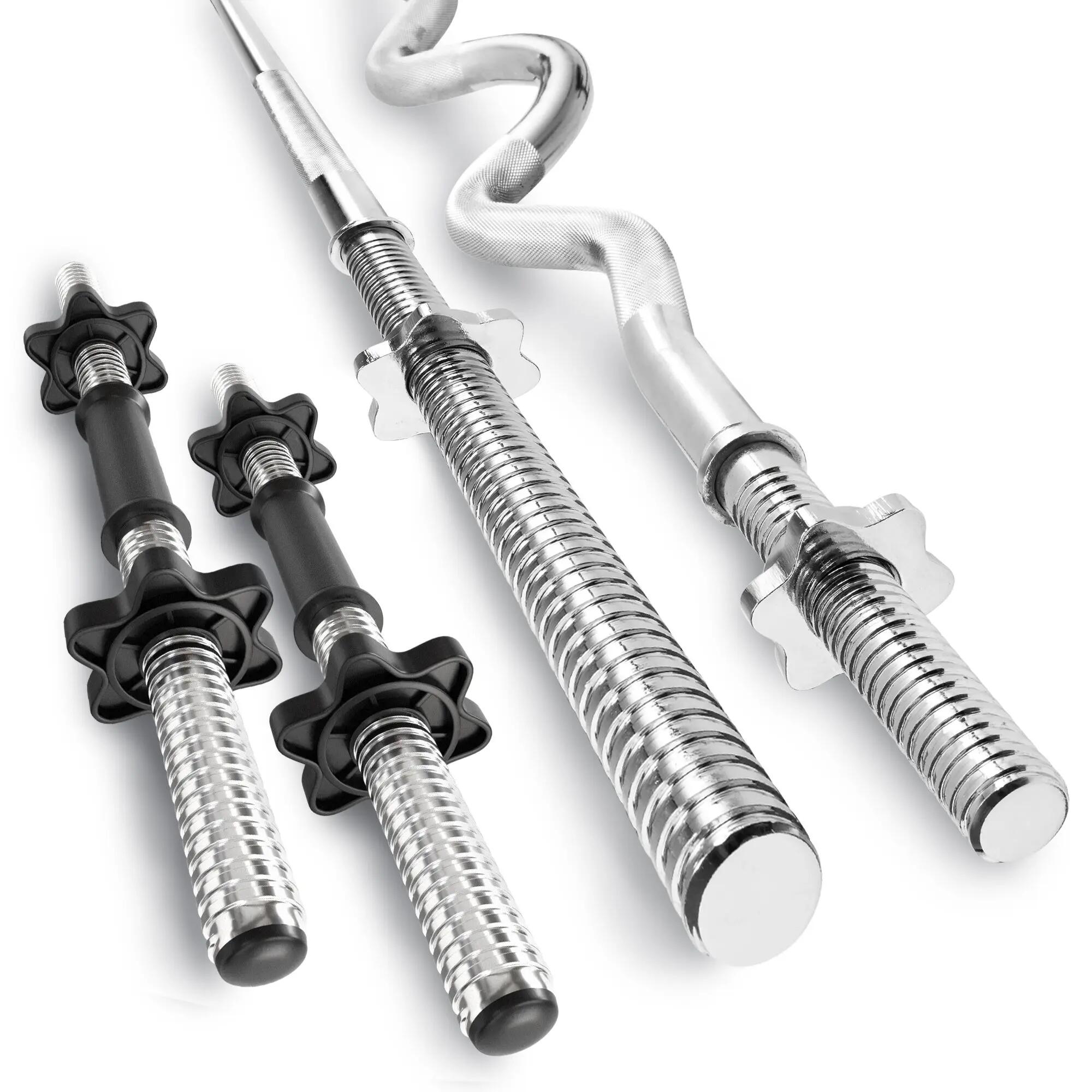 Set greutăți compozite bară Hop-Sport Premium 75kg 2/7