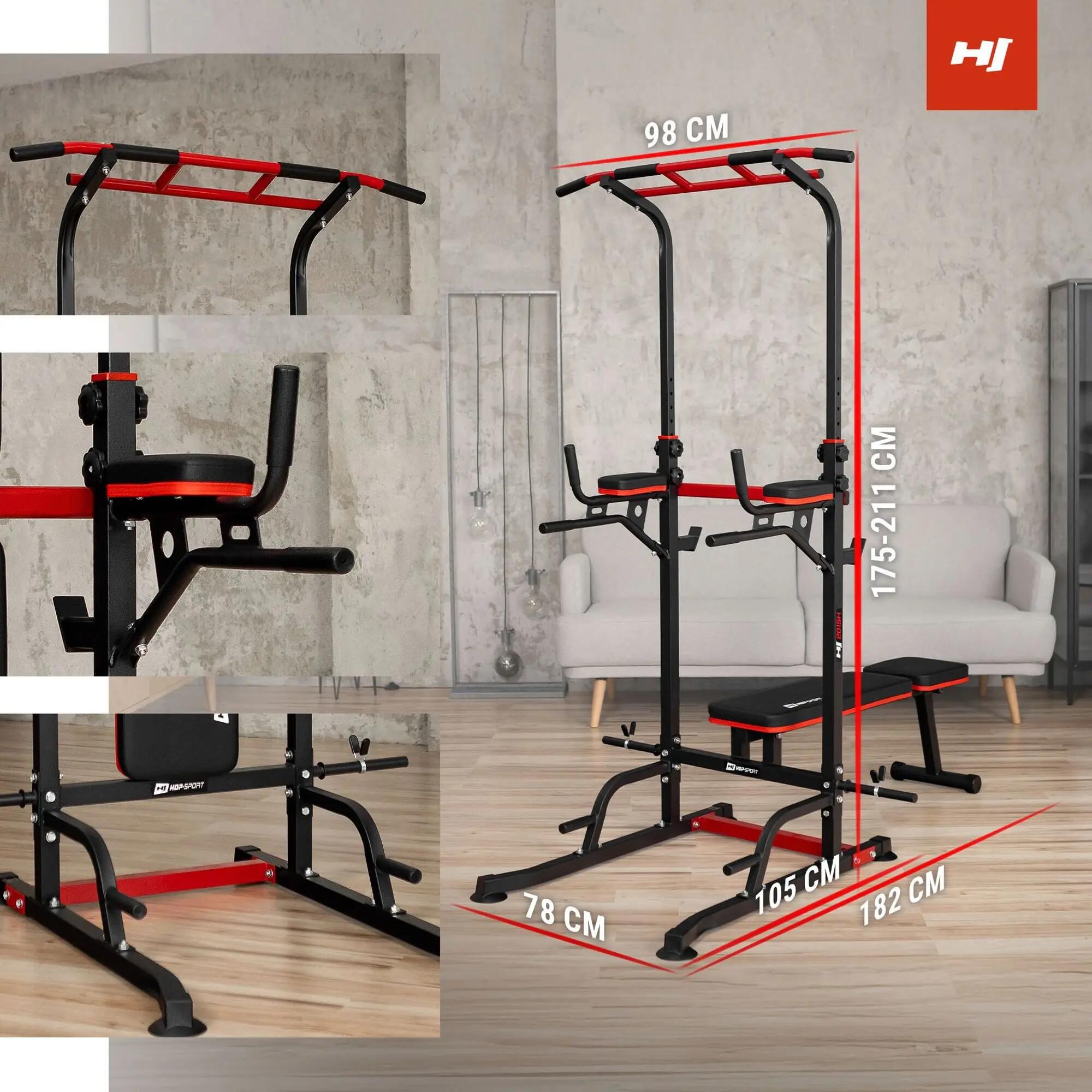 Hop-Sport HS-2015K erőkeret padokkal 3/7