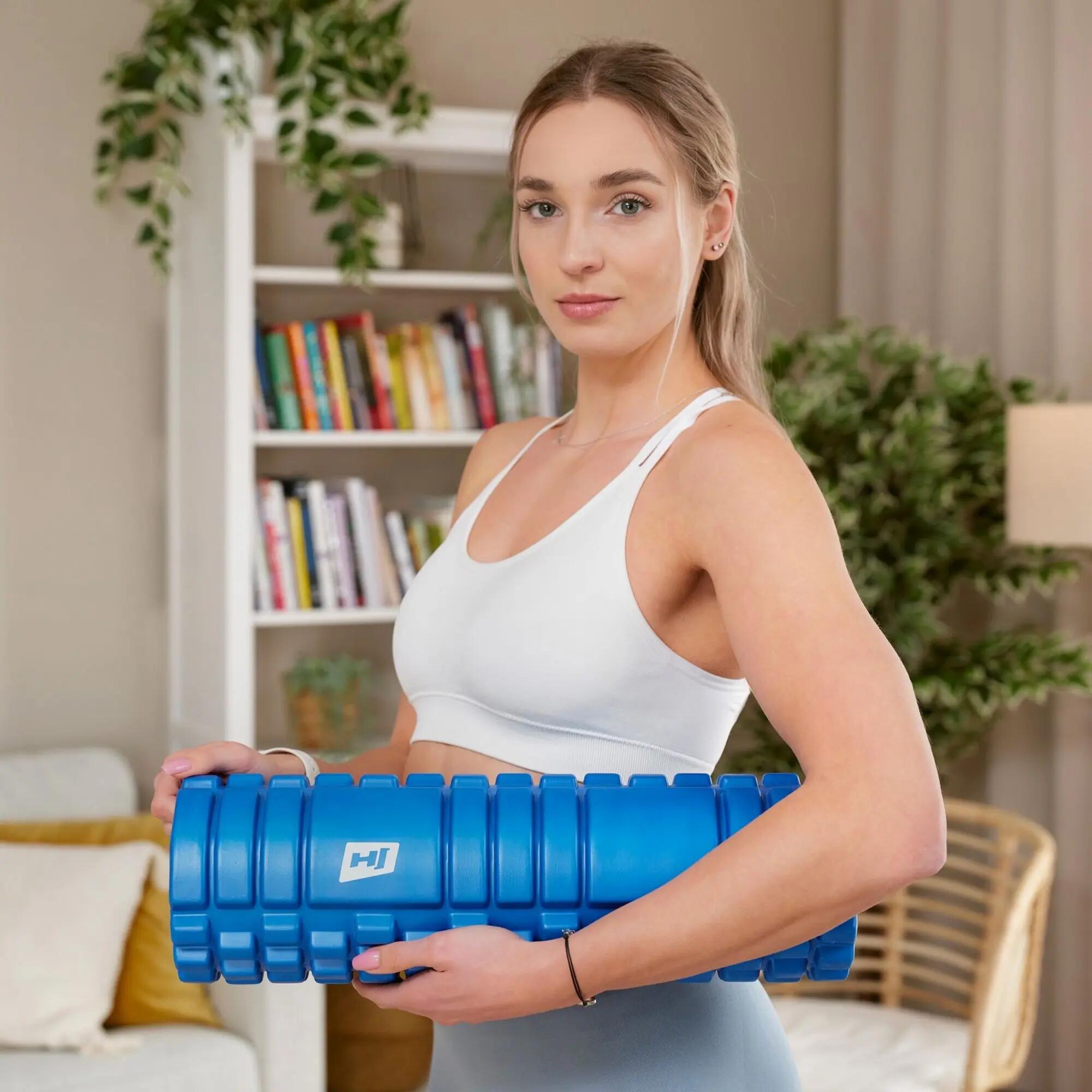Rulou masaj Hop-Sport EVA 45cm 4/7