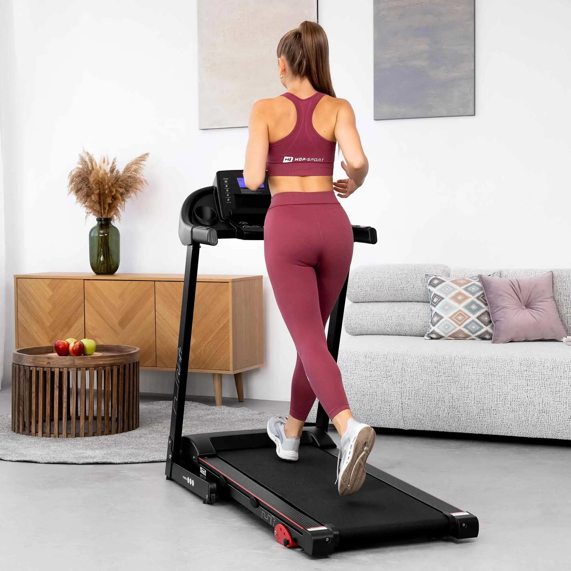 Tapis roulant elettrico HS-1000LB Wind rosso 7/7