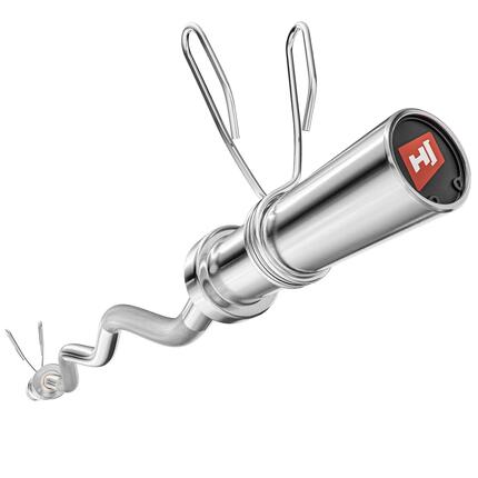 Olympische halterstang Hop-Sport 120 cm (50 mm) licht gebogen