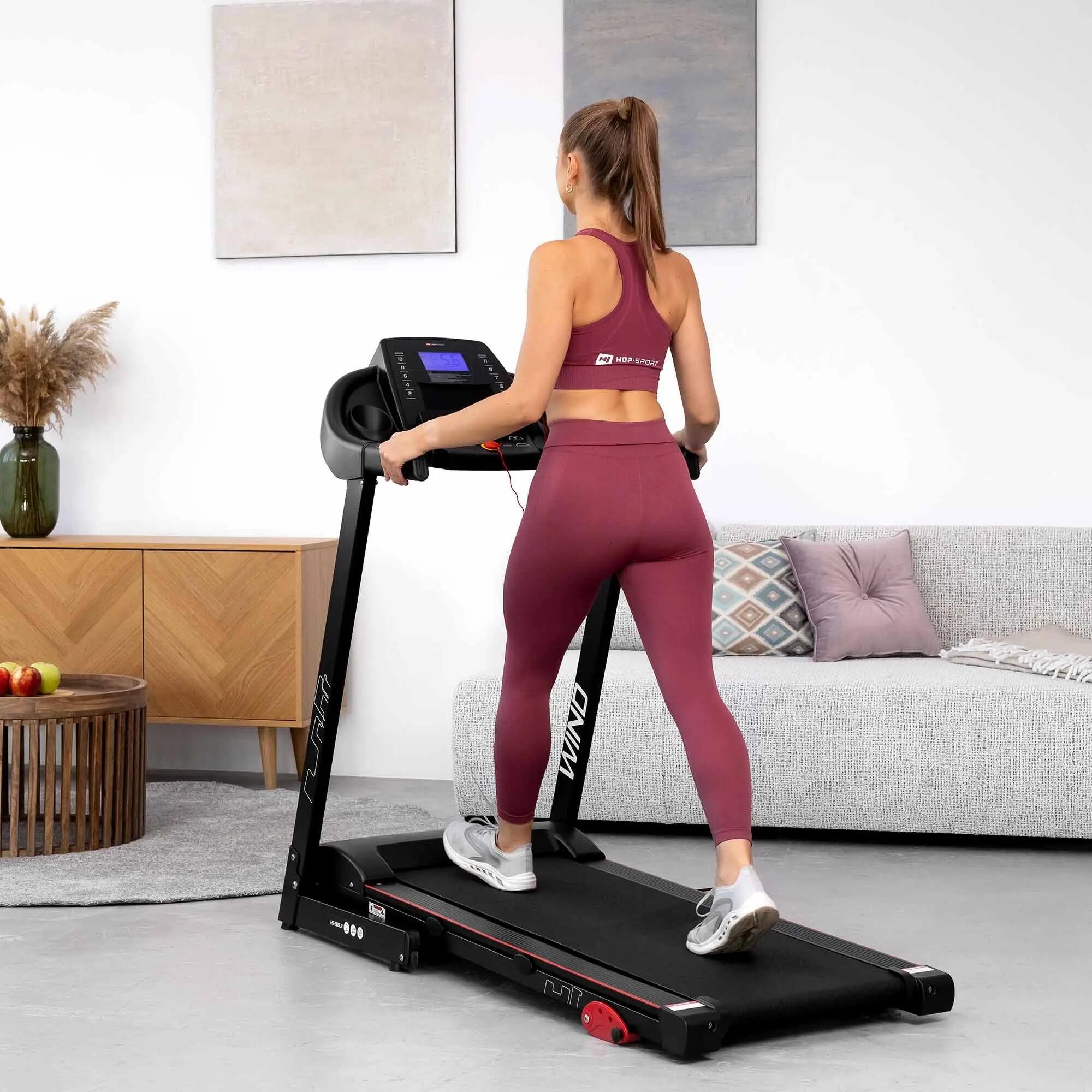 Tapis roulant elettrico HS-1000LB Wind rosso 6/7