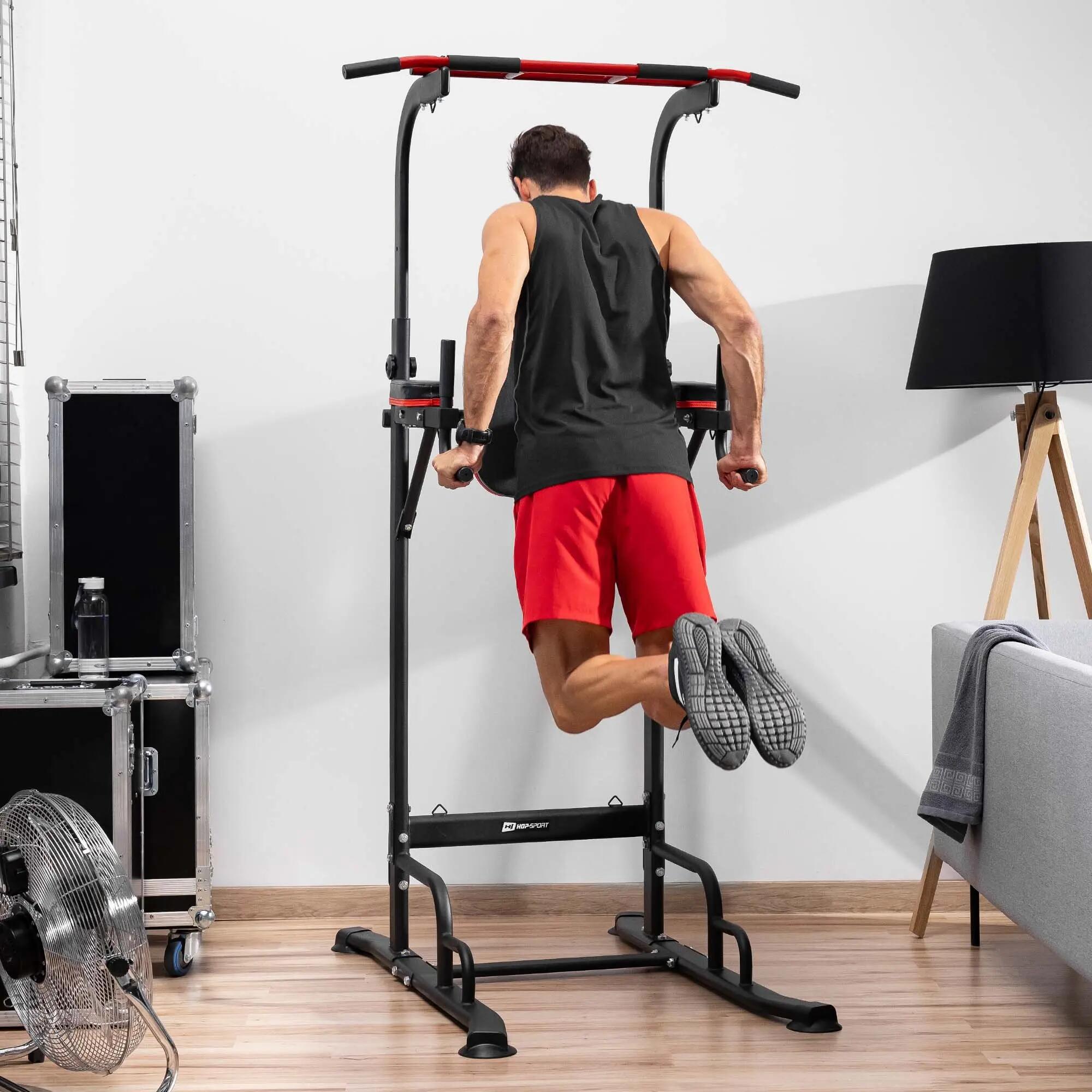 Hop-Sport HS-1016K edzőállvány húzódzkodóval és expanderekkel 5/7