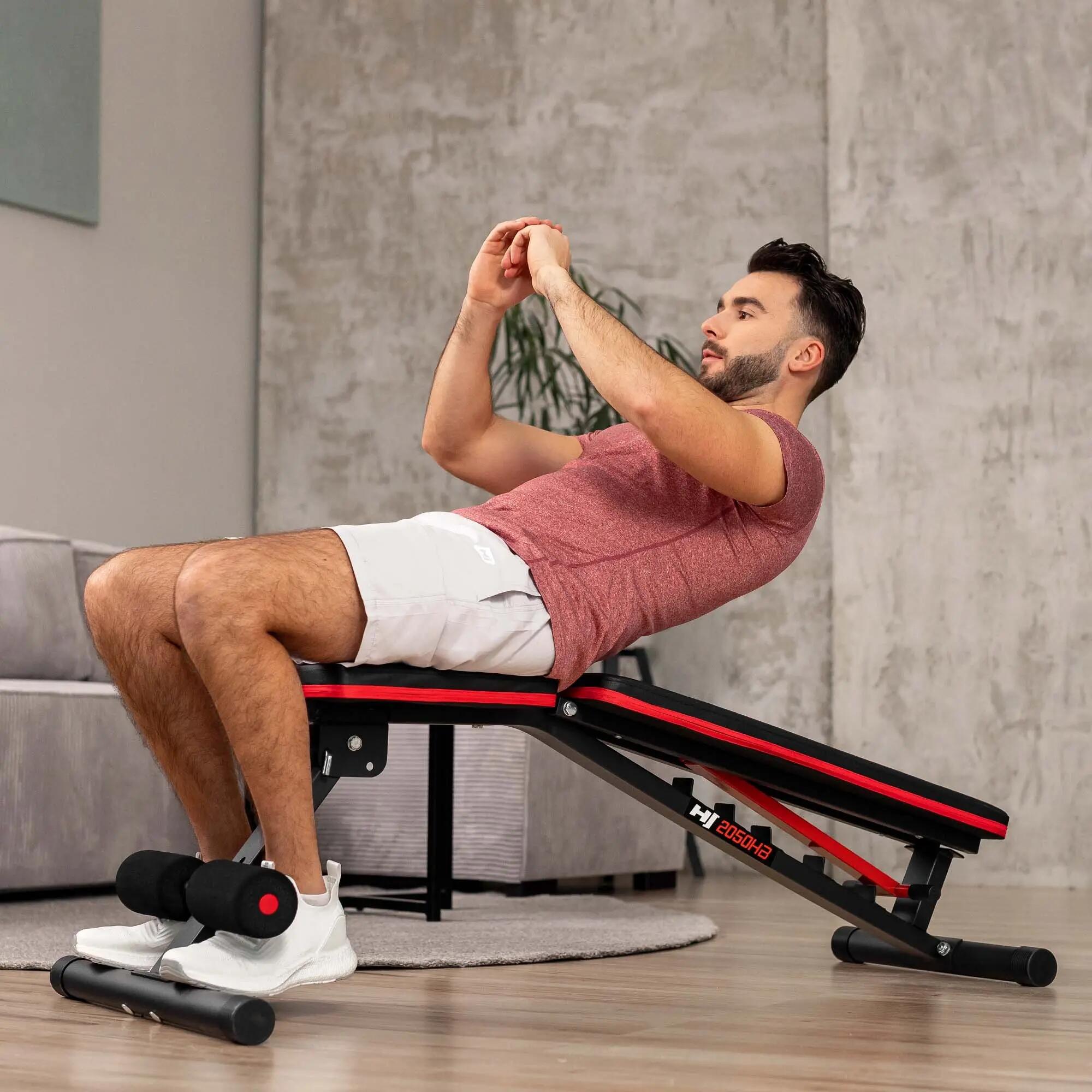 Klappbare Trainingsbank Hop-Sport HS-2050HB 3/7