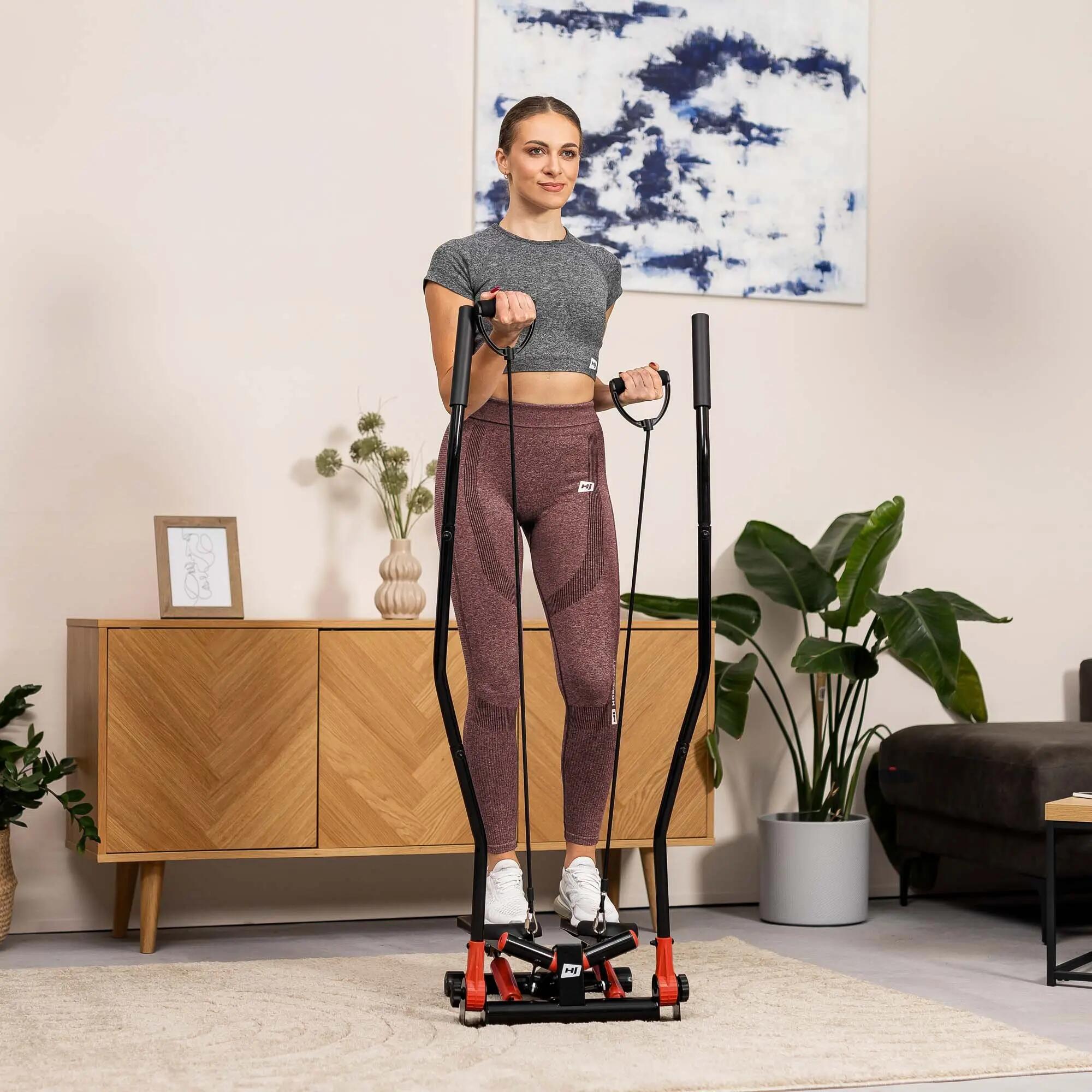 Draaibare stepper met armen Hop-Sport HS-045s Slim 3/7