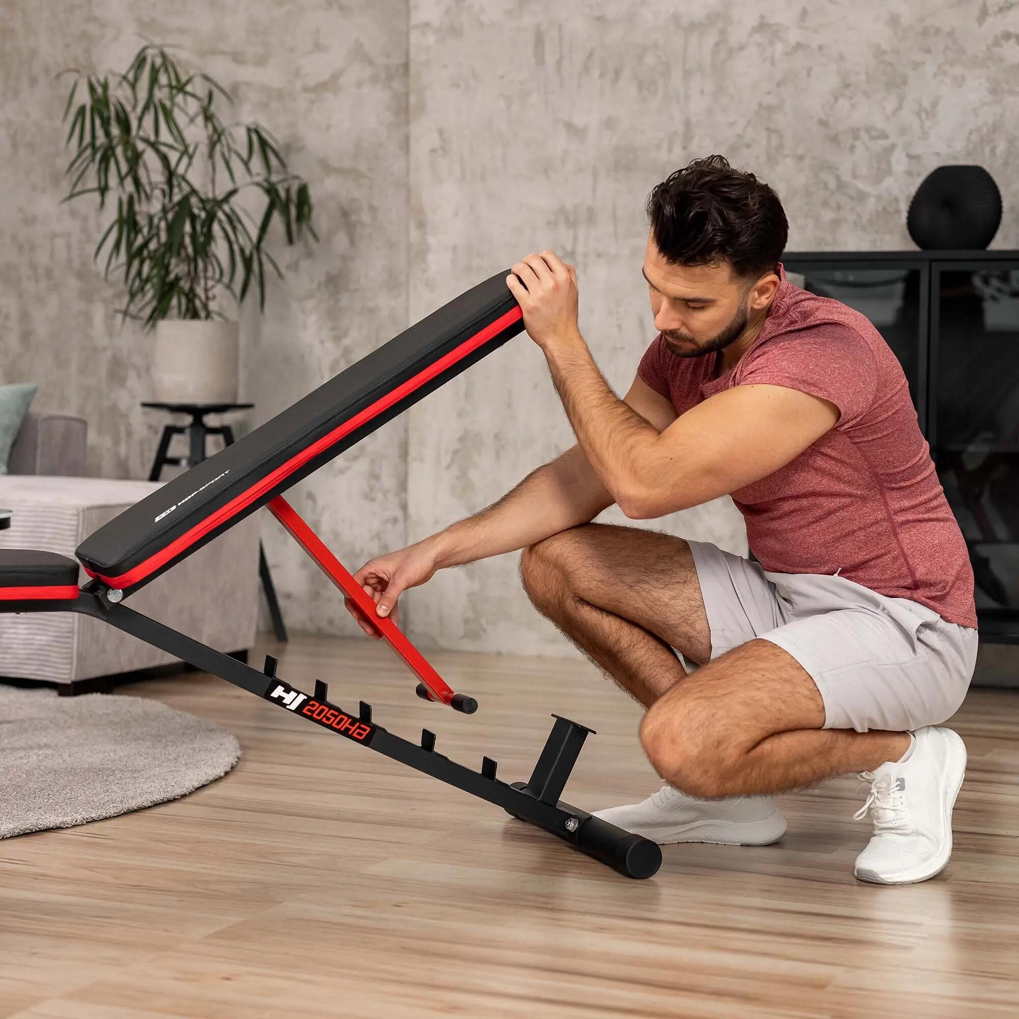 Klappbare Trainingsbank Hop-Sport HS-2050HB 2/7