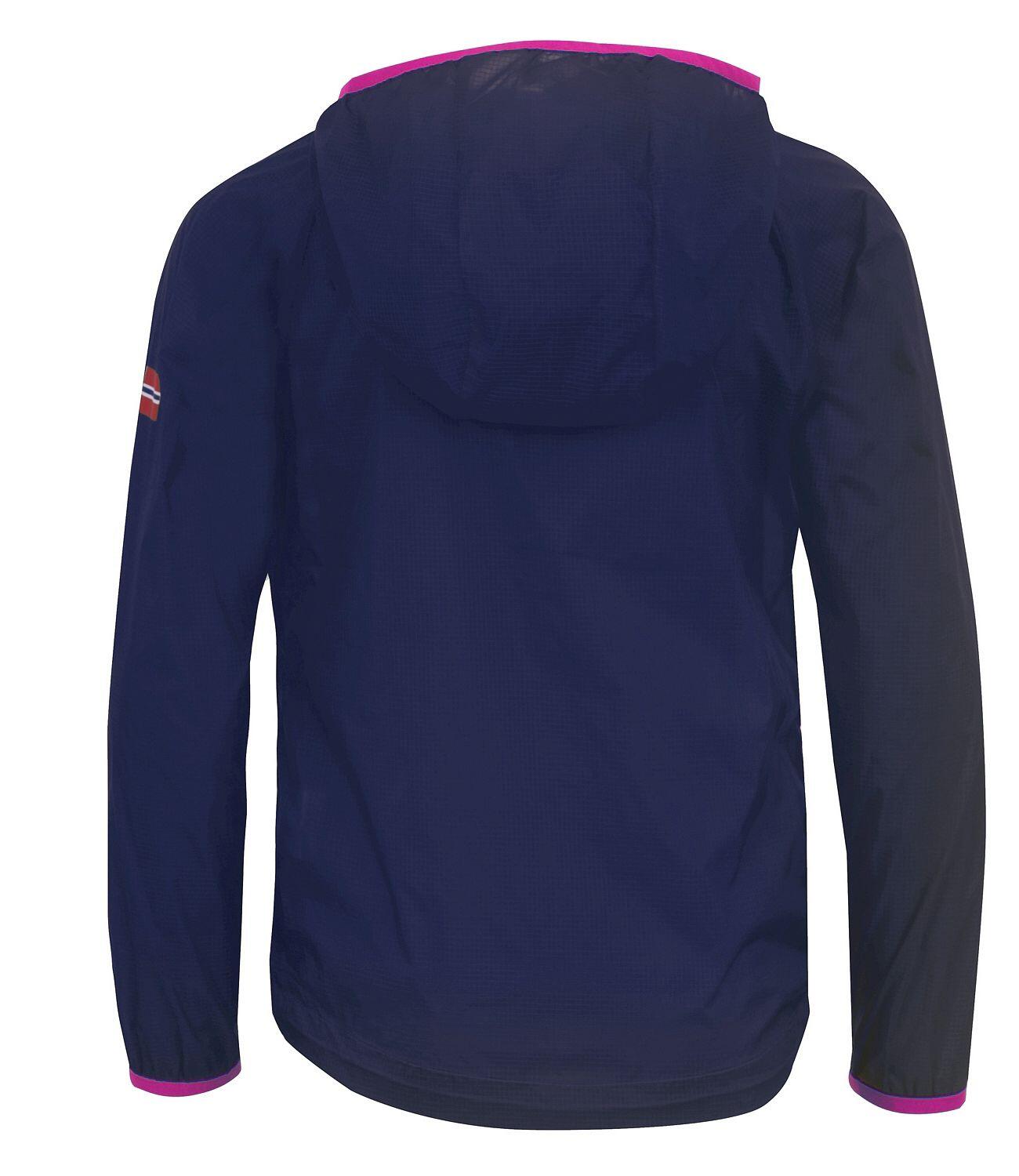 Veste coupe-vent enfant Fjell Respirant Bleu marine / Magenta 2/5