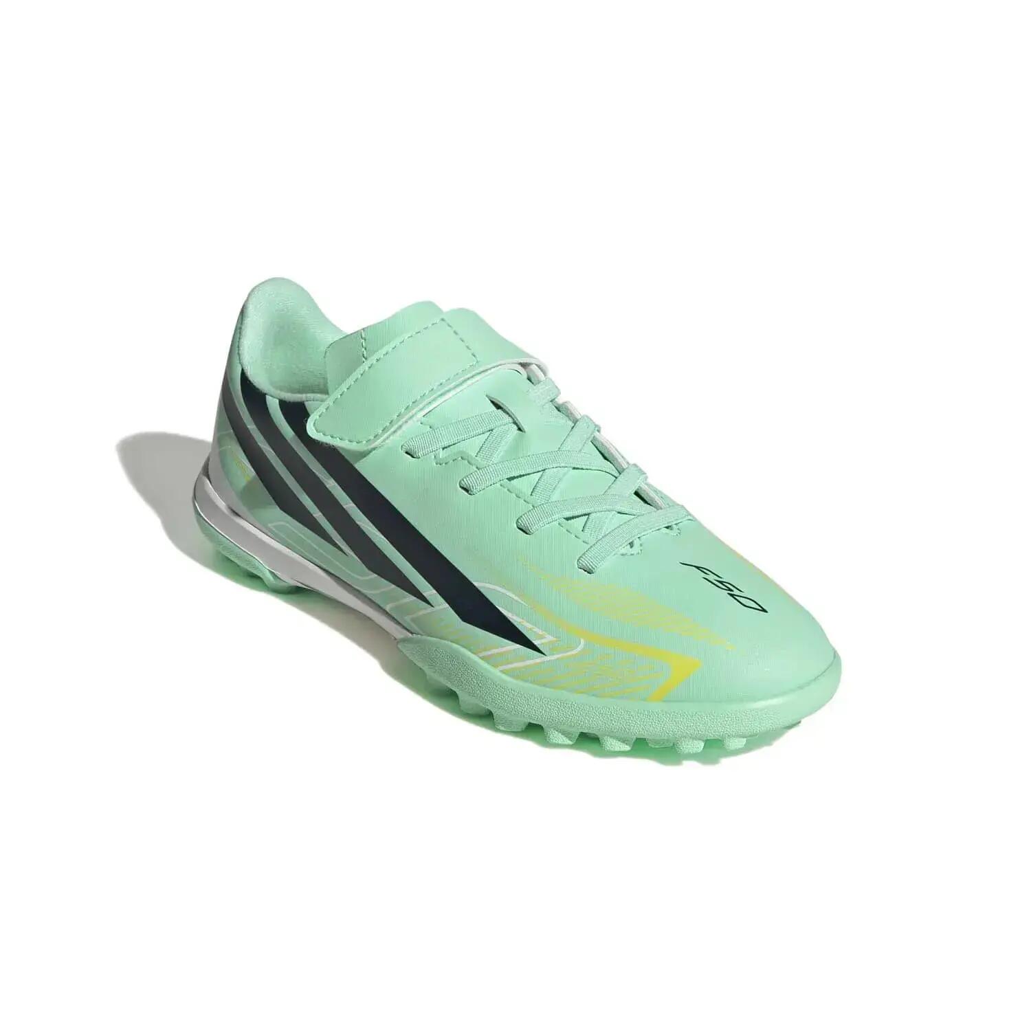 Chaussures de football mini enfant adidas F50 Hyperfast Club Hook and Loop Turf 2/4